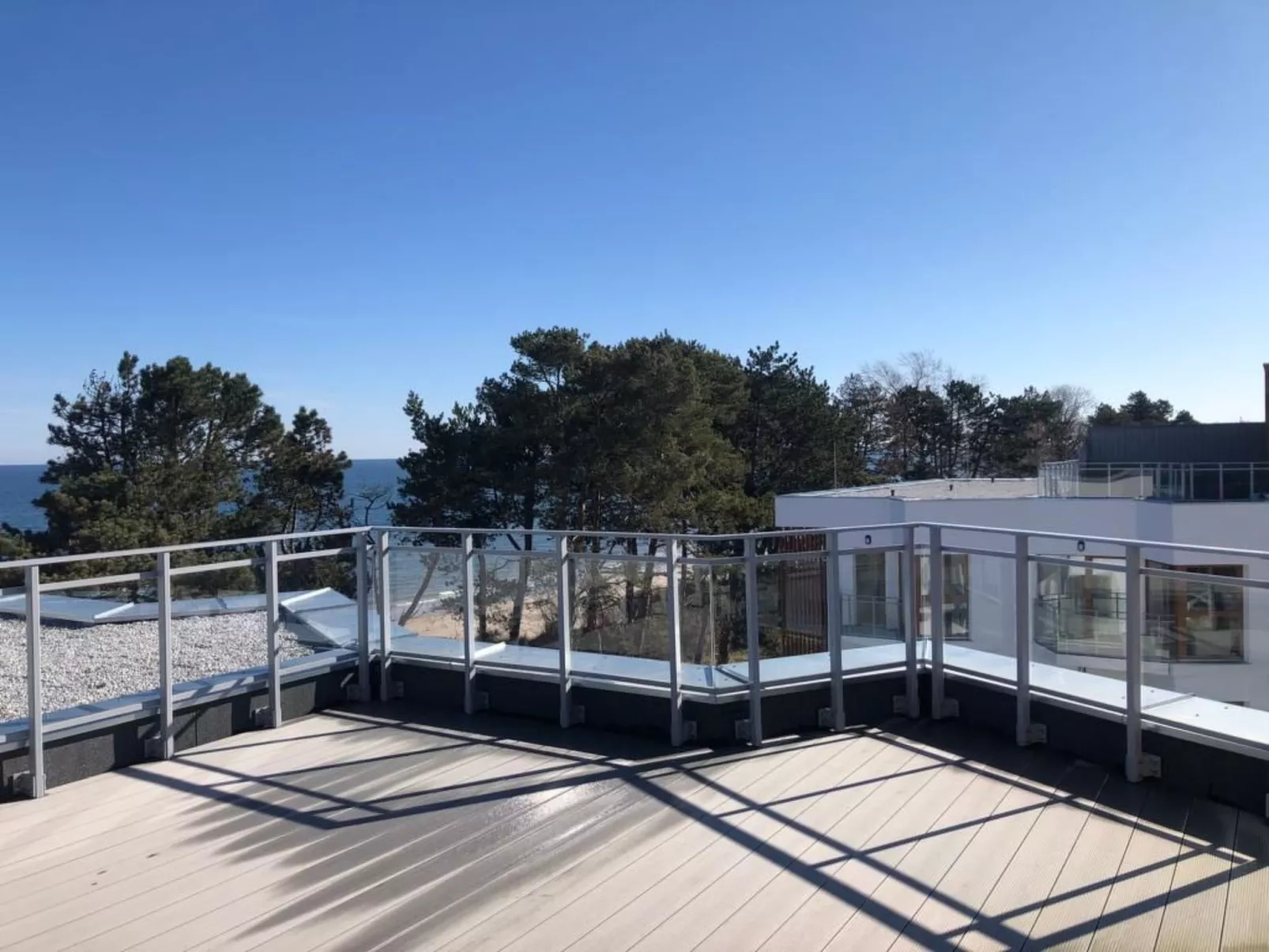 Appartement in Gąski mit Terrasse