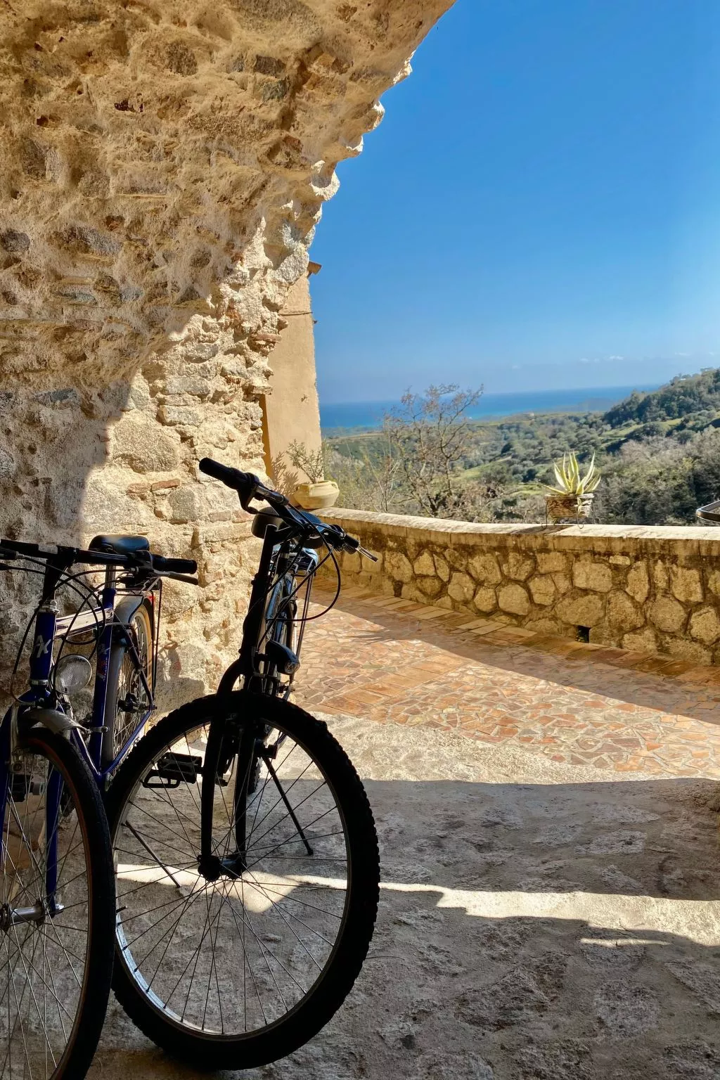 Großes Studio mit Terrasse mit Meerblick-Buiten