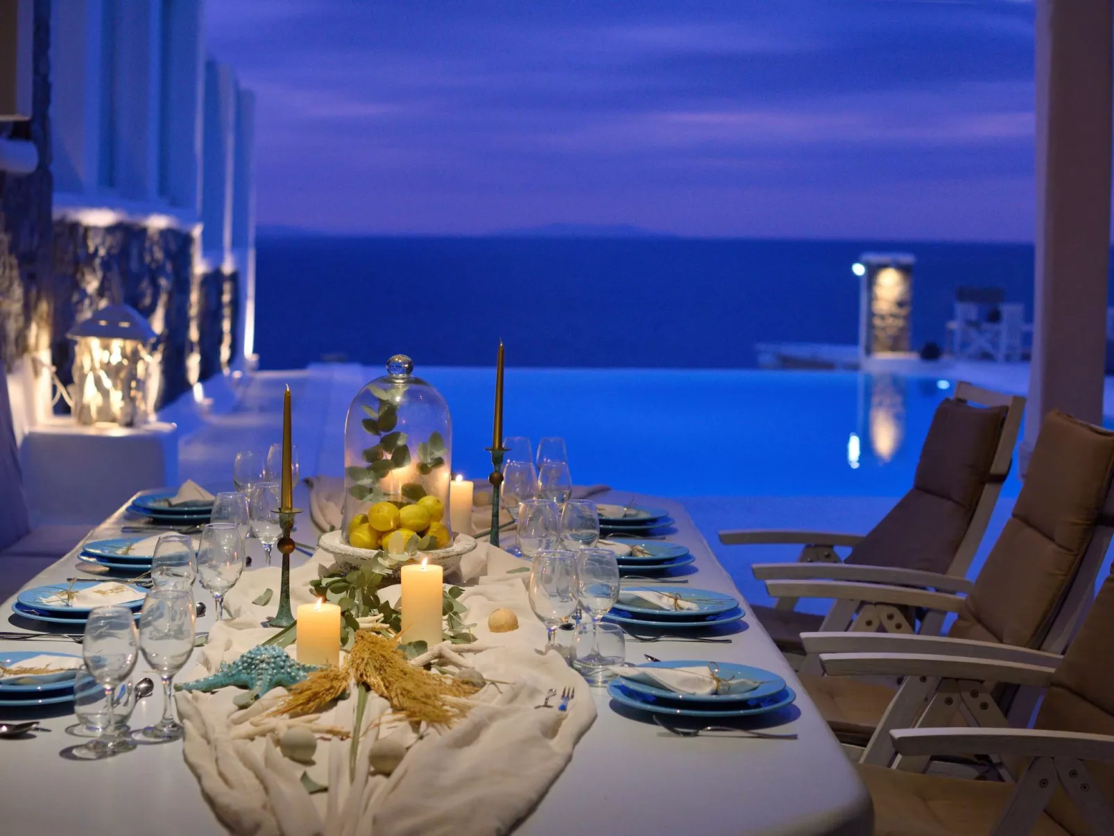 "Calypso Sunset" mit Terrasse-Buiten