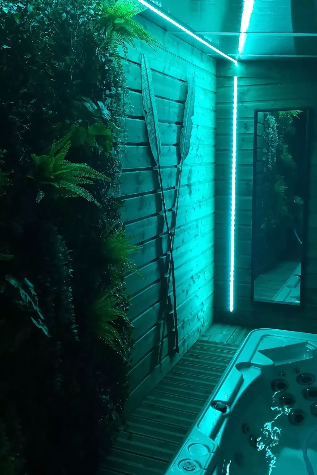 Mobilheim mit privatem Premium-Jacuzzi