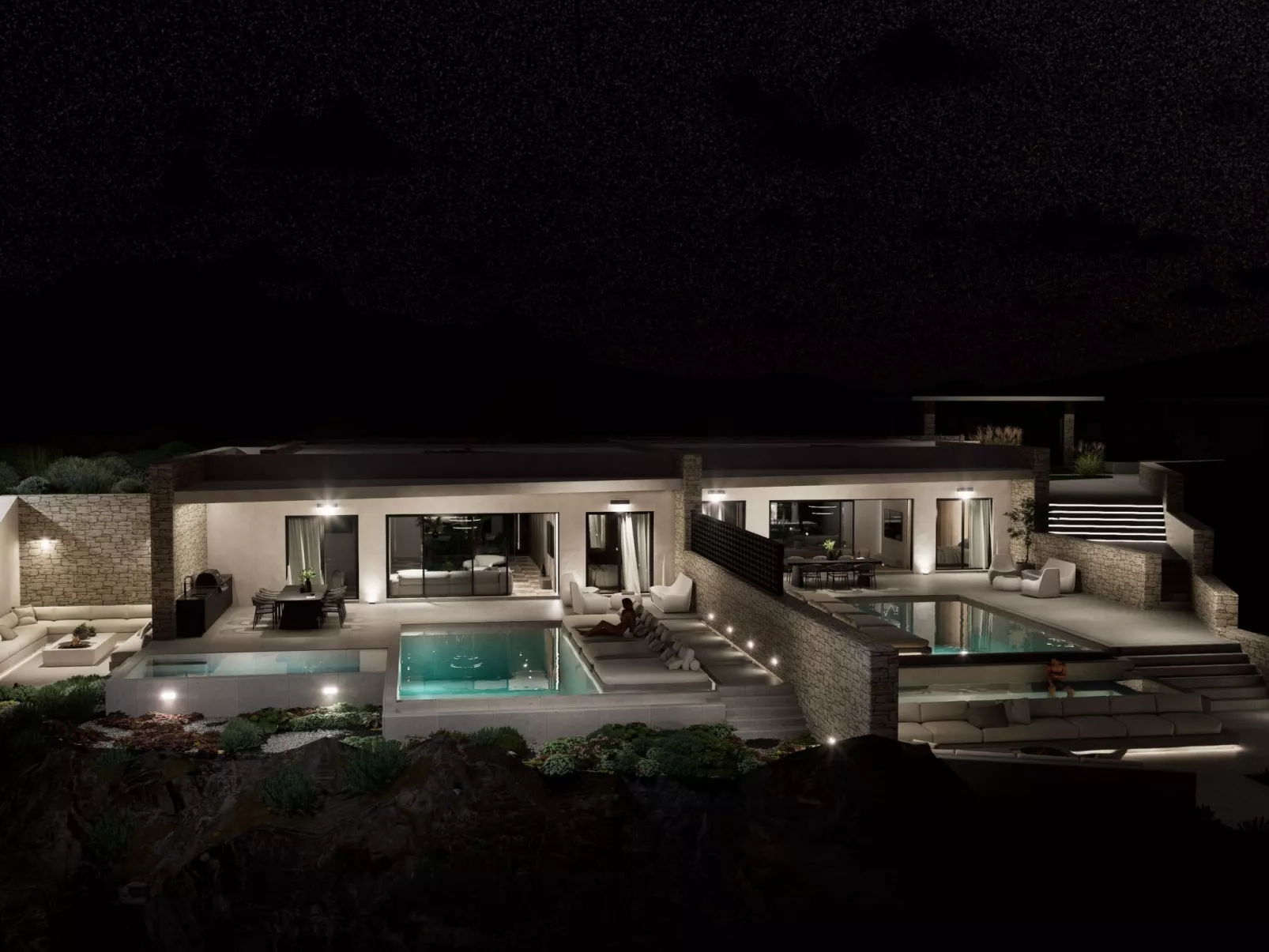 Monte Smith Villa Aether-Buiten