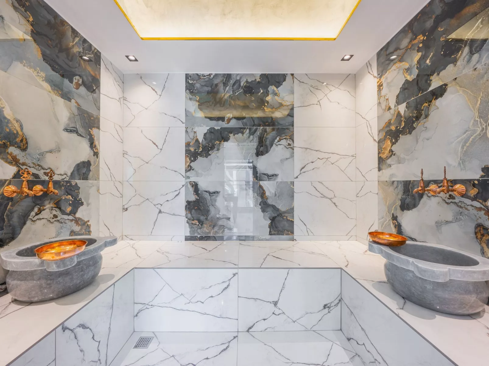 Designervilla mit Sauna Hamam Meerblick