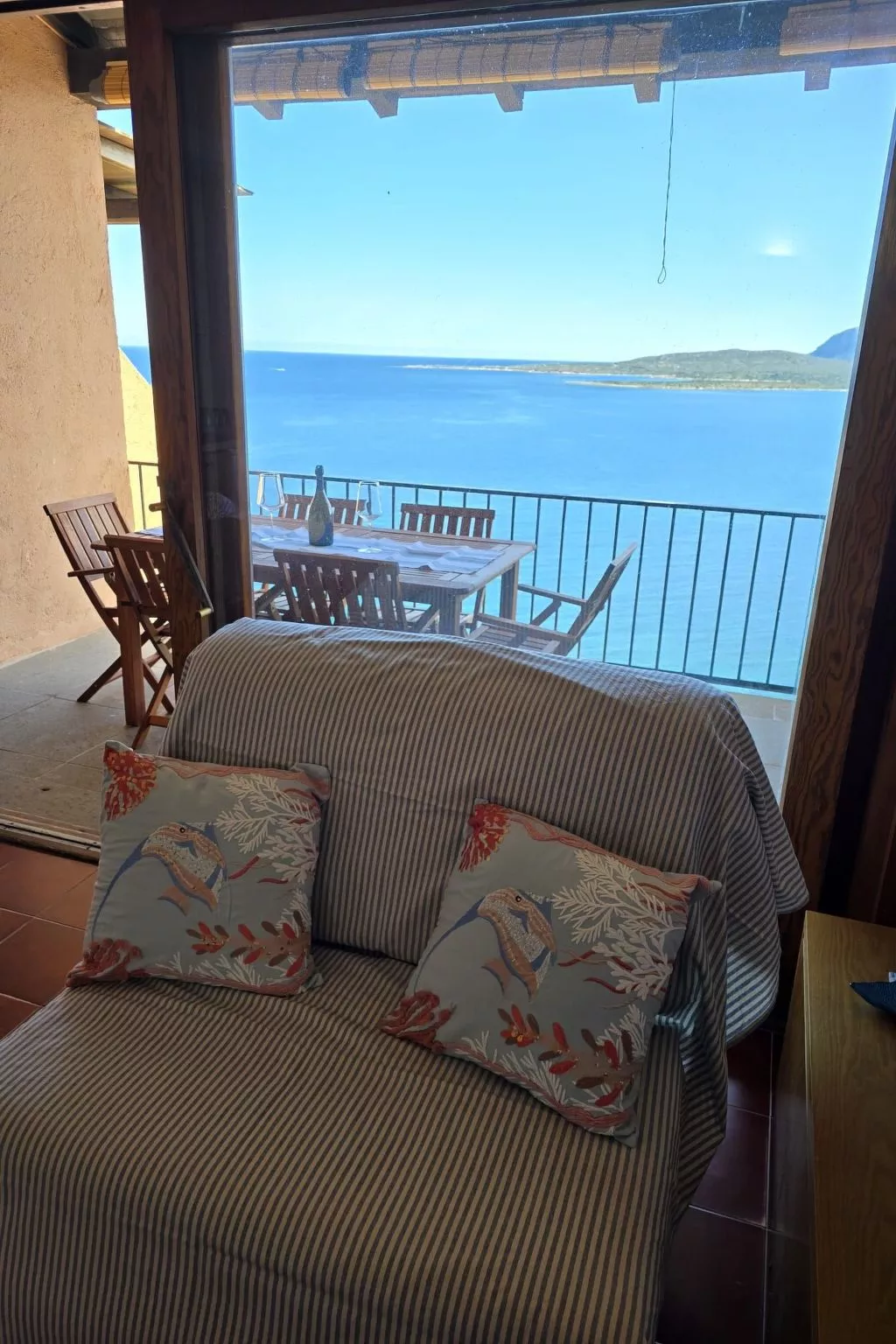 Casetta Ladunia mit Blick aufs Meer