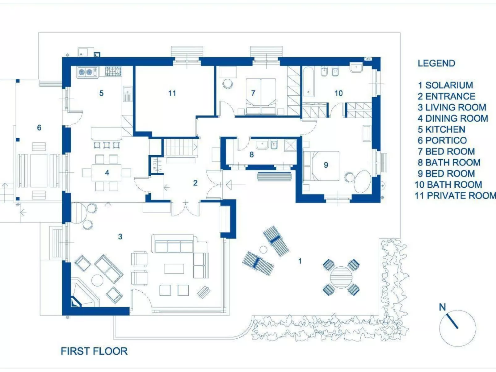 Dolomiten Weiße Rast-Binnen