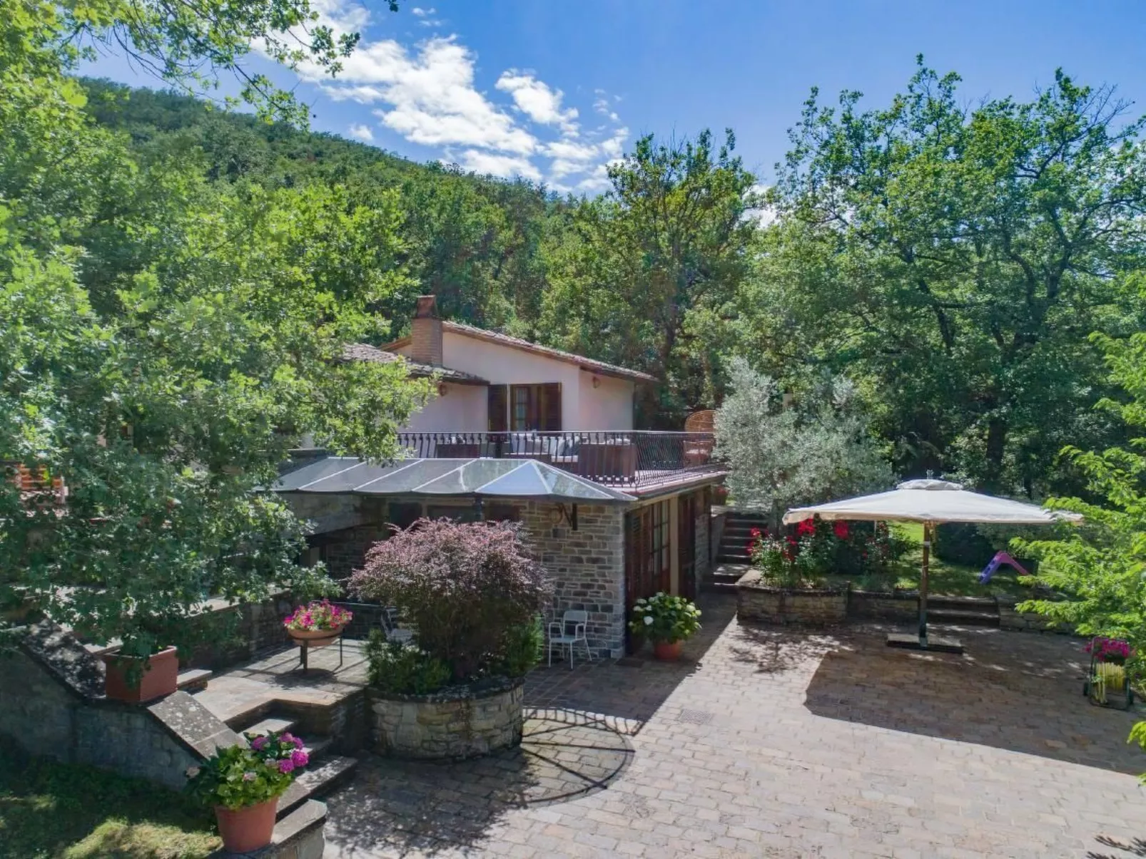 Schönes Appartement in Orzale mit Garten, Grill und Terrasse