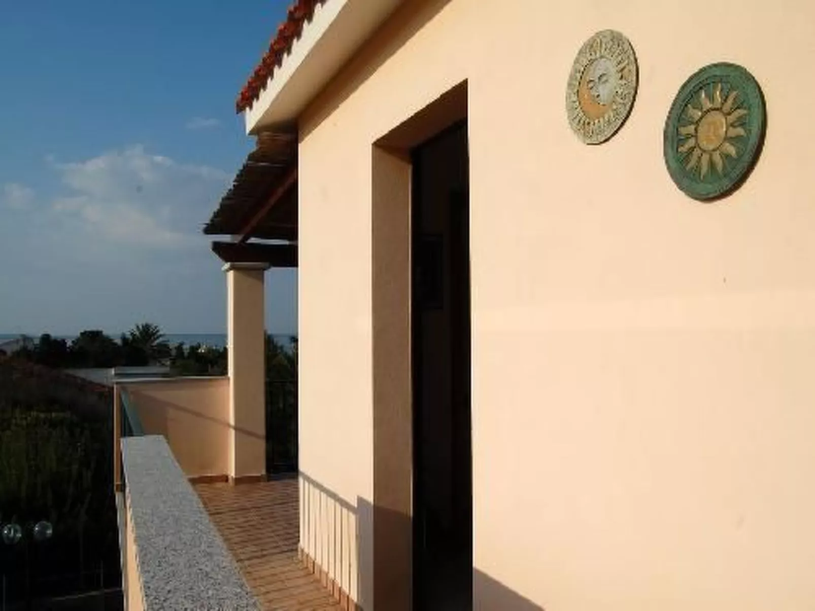 Unterkunft mit Terrasse am Meer