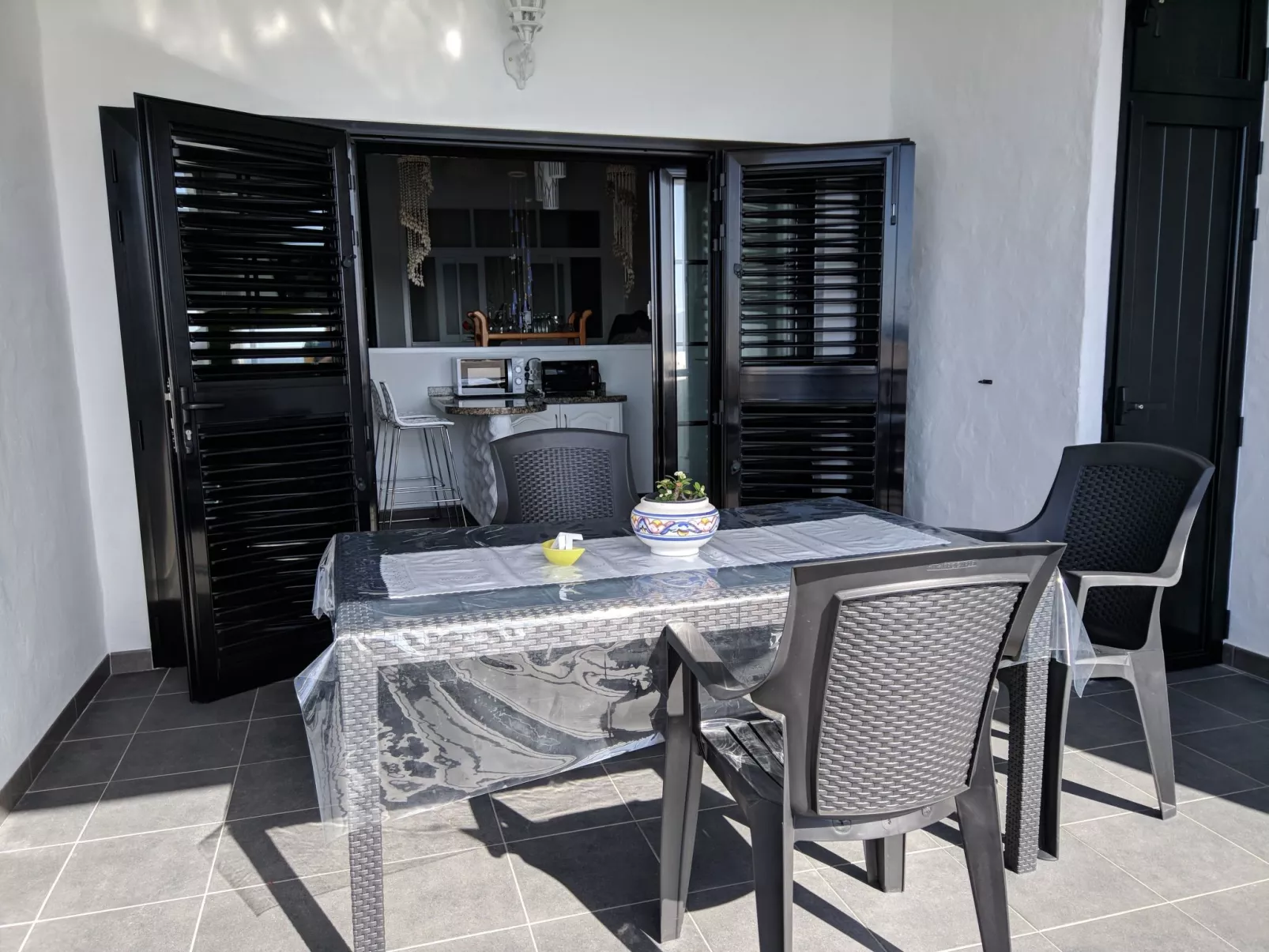 Wohnung "Faro de Sardina" mit Blick aufs Wasser