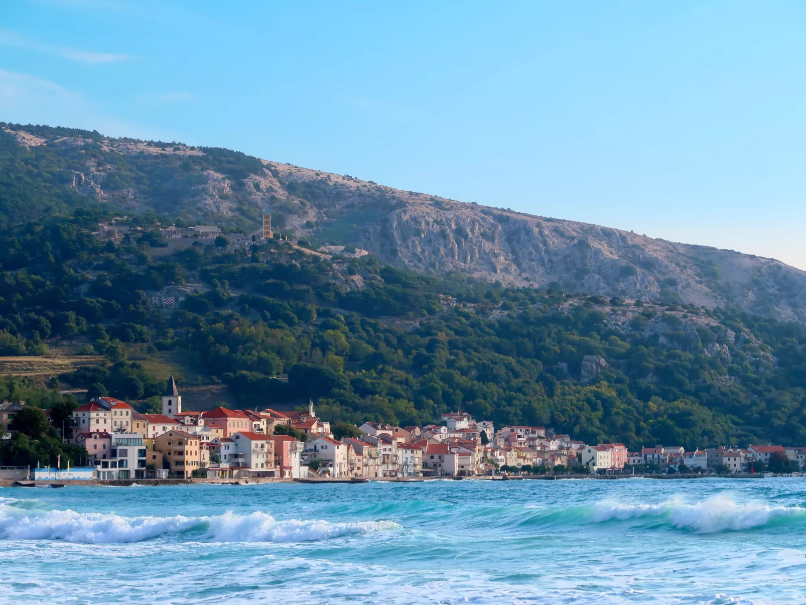 Wohnung in Baška mit Eigenem Balkon und Meerblick-Omgeving