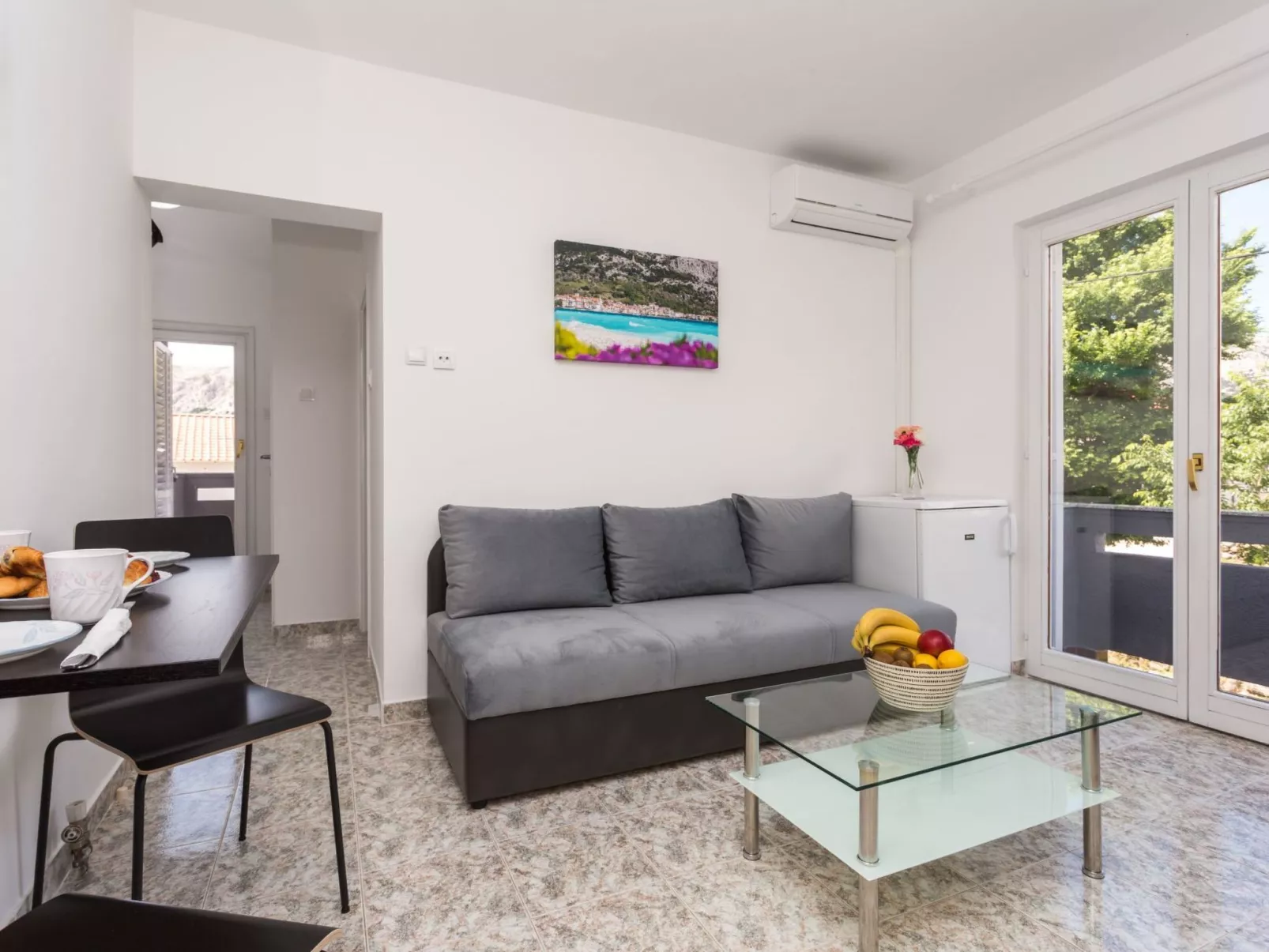 Appartement in Baška mit Eigenem Balkon