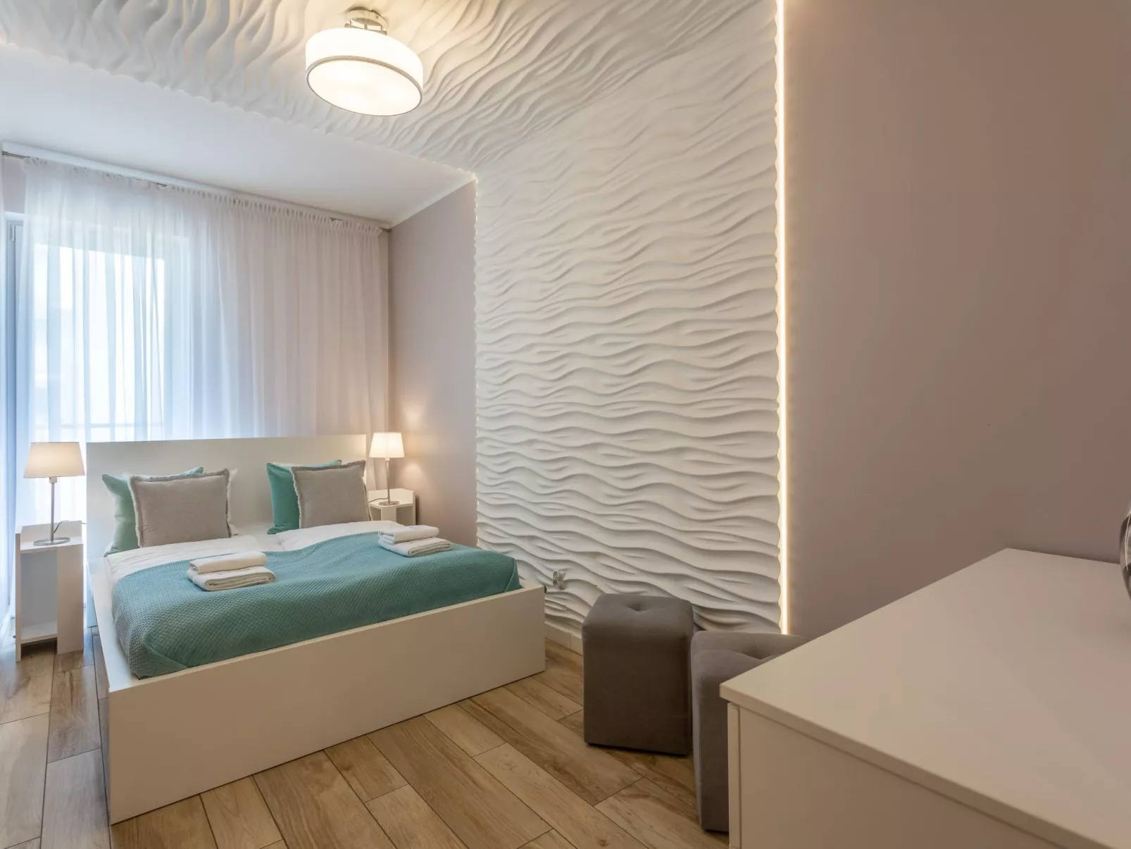 Ostsee-Ferienwohnung Bianco 8 mit Kamin