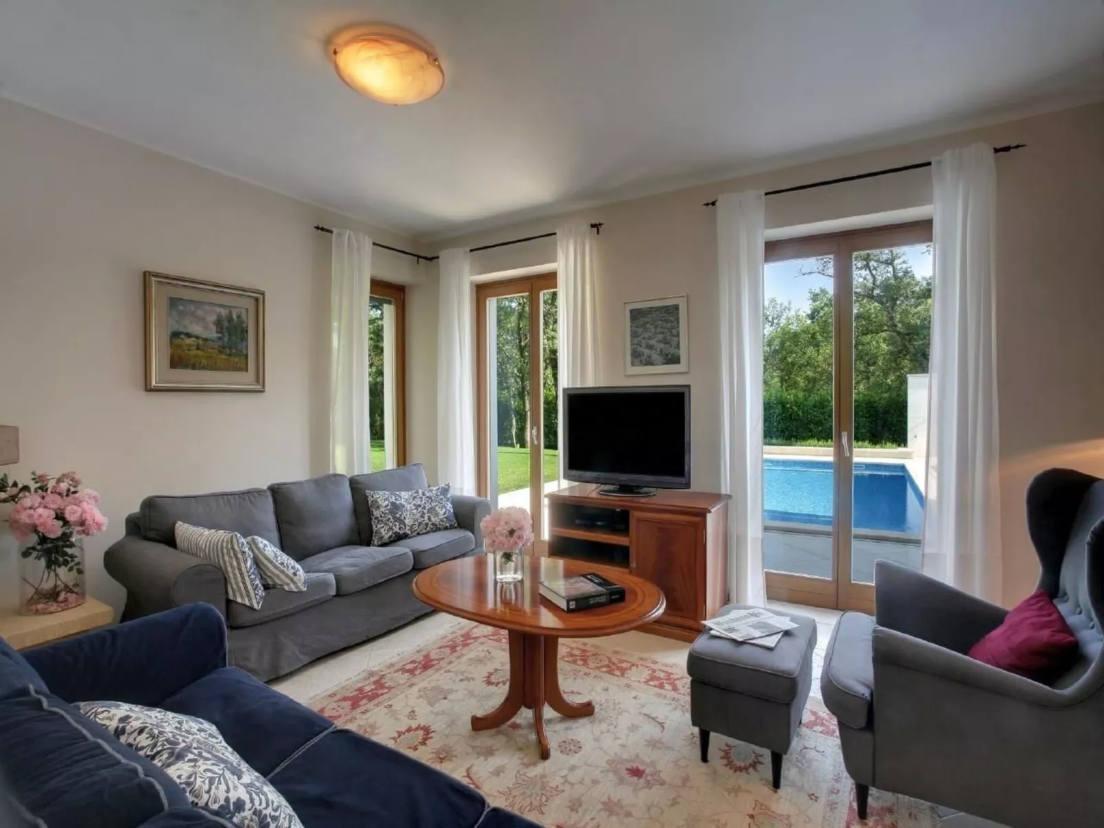 In Karigador mit Terrasse, Whirlpool und Garten-Binnen