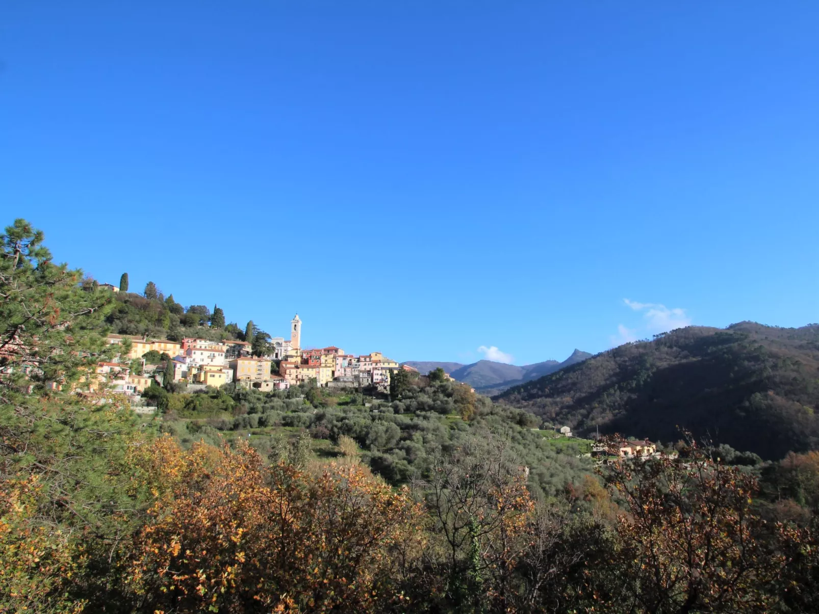 Appartement in Castiglione Chiavarese mit Garten-Omgeving