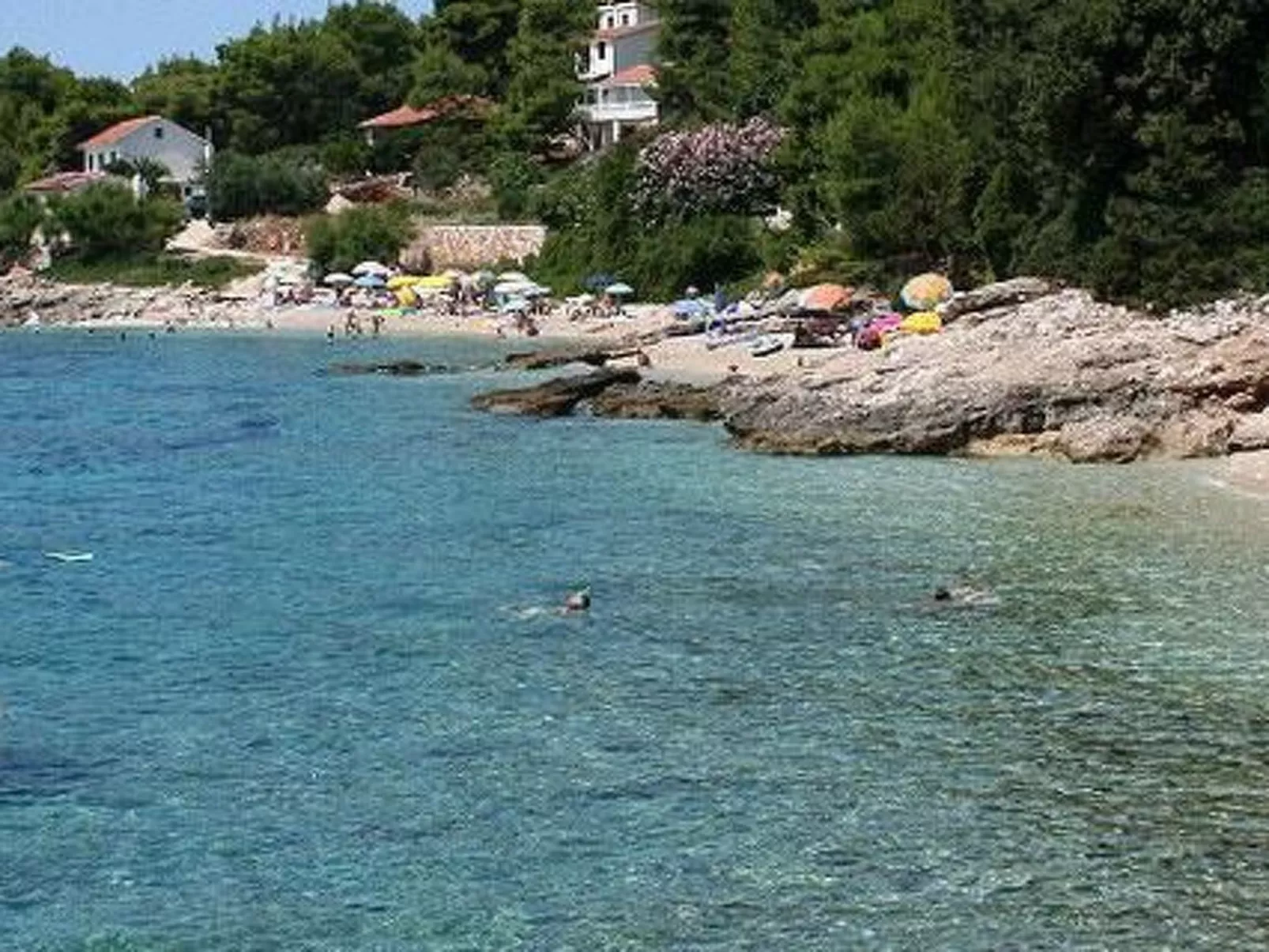 Wohnung in Zavala mit schönem Garten-Buiten