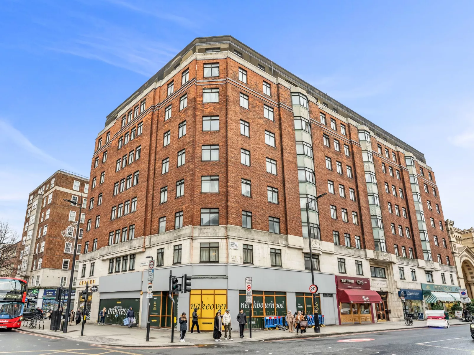 Zentrum von London Marble Arch Oxford Street Hyde Park