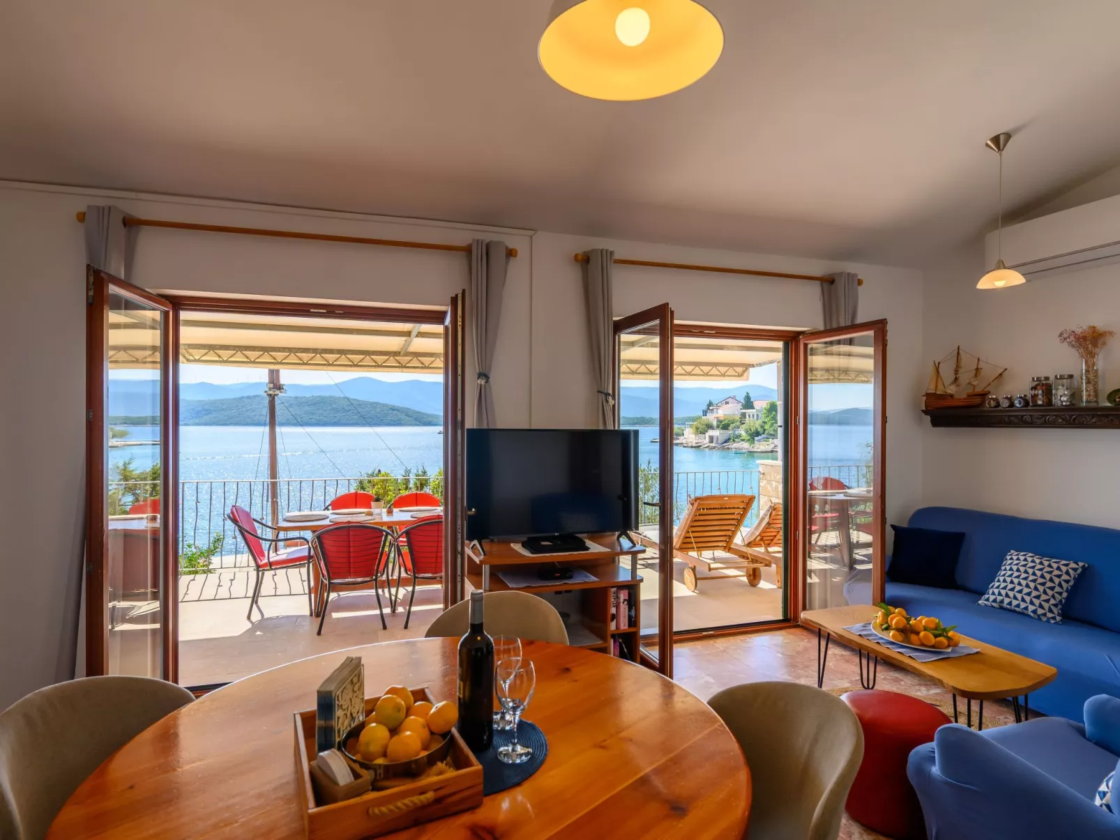 "Haus Gluscevic" direkt am Strand-Binnen