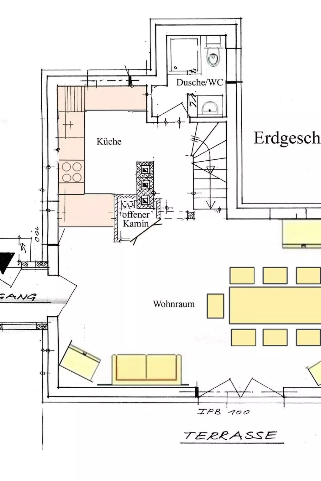 Fachwerkhaus mit Garten, Grill und Terrasse-Binnen