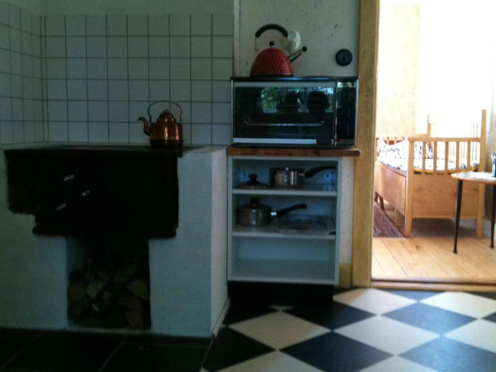 Kleines Ferienhaus auf dem Gelände eines Bauernhof