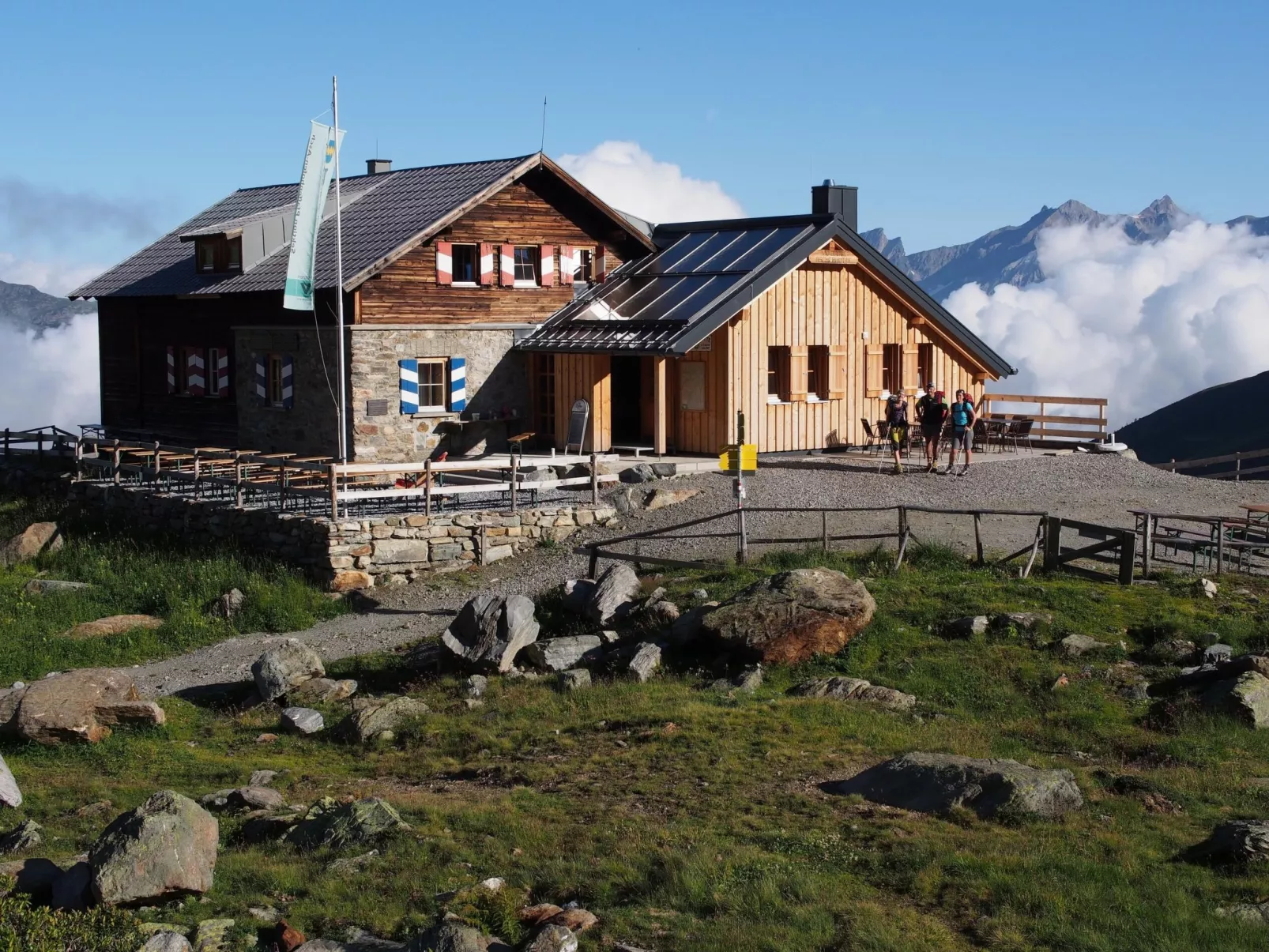 Panorama in Galtür-Buiten