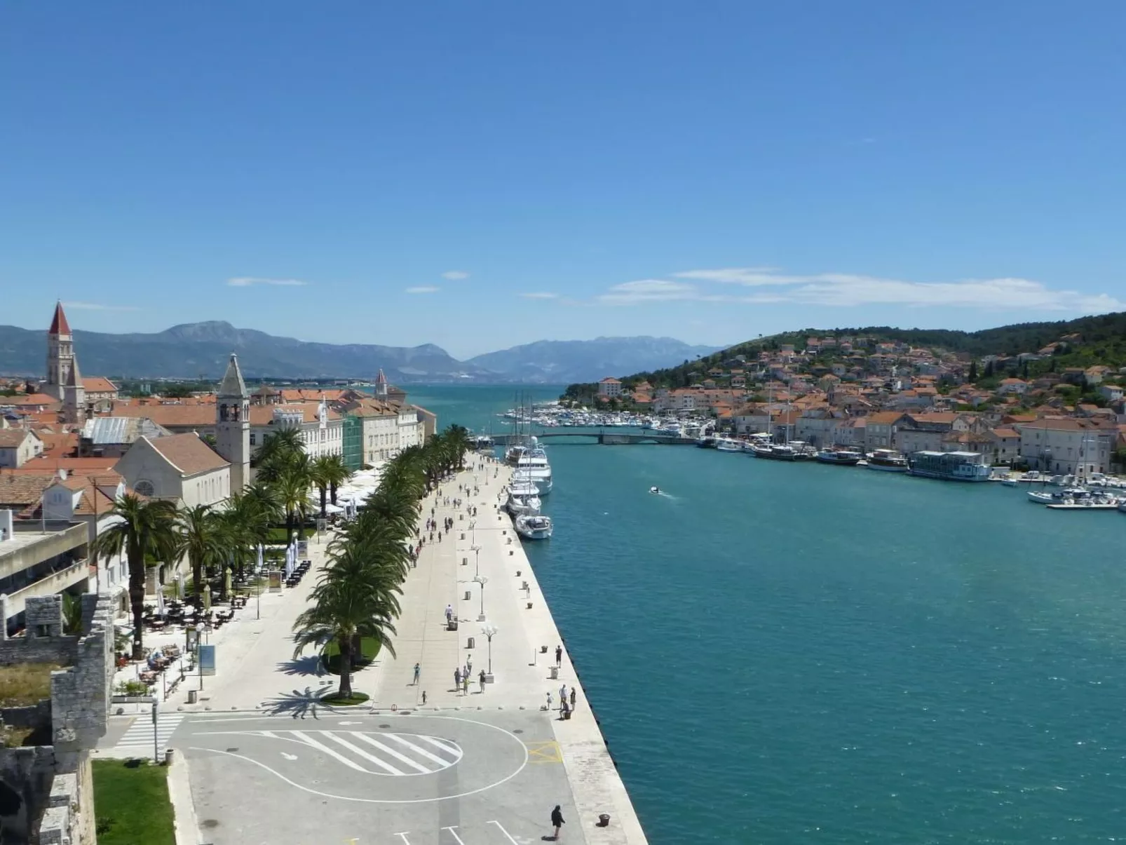 Klimatisierte Ferienwohnung in Okrug Gornji mit Gepflegtem Garten und Seeblick-Image-tags.info