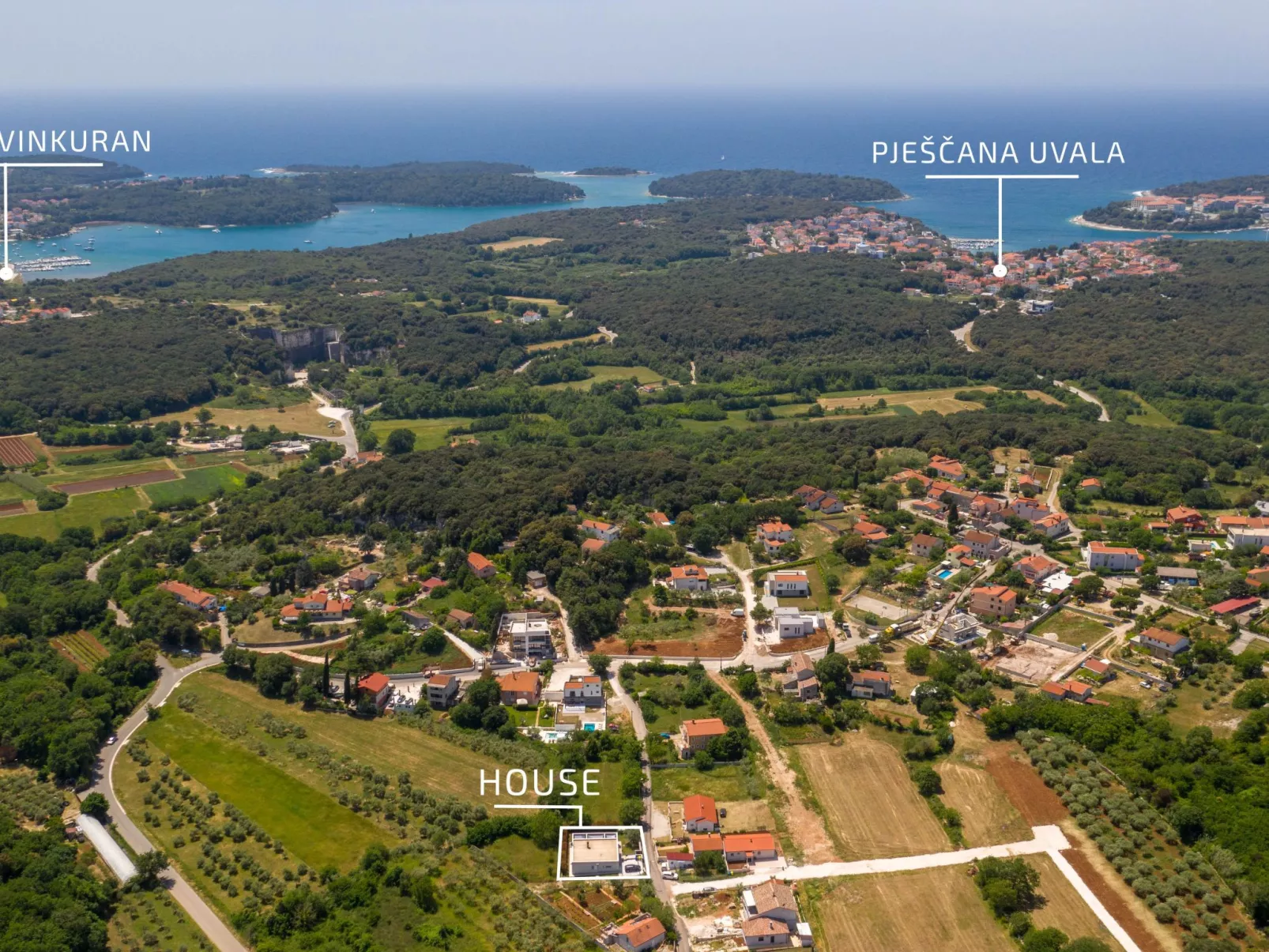 Für 4 Personen und 2 Kinder in Vintijan, Istrien