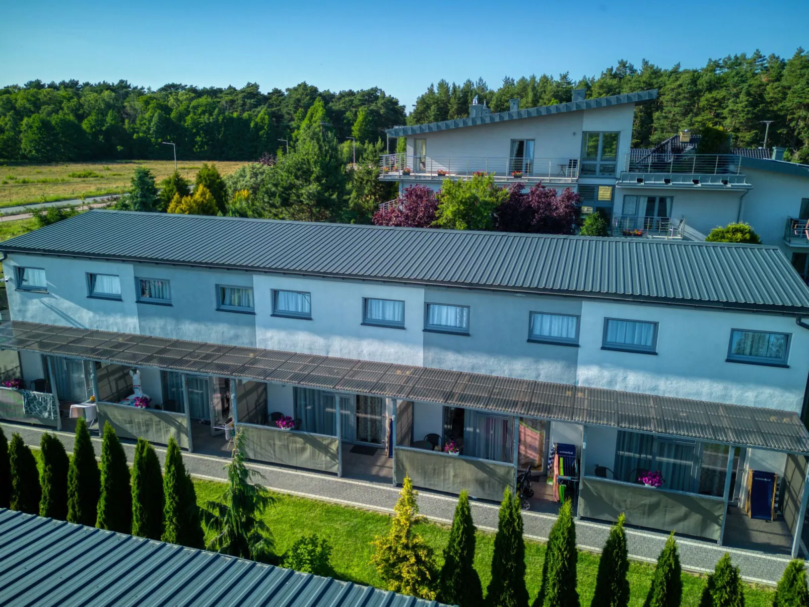 Wohnung "Aurora 4" z tarasem-Buiten