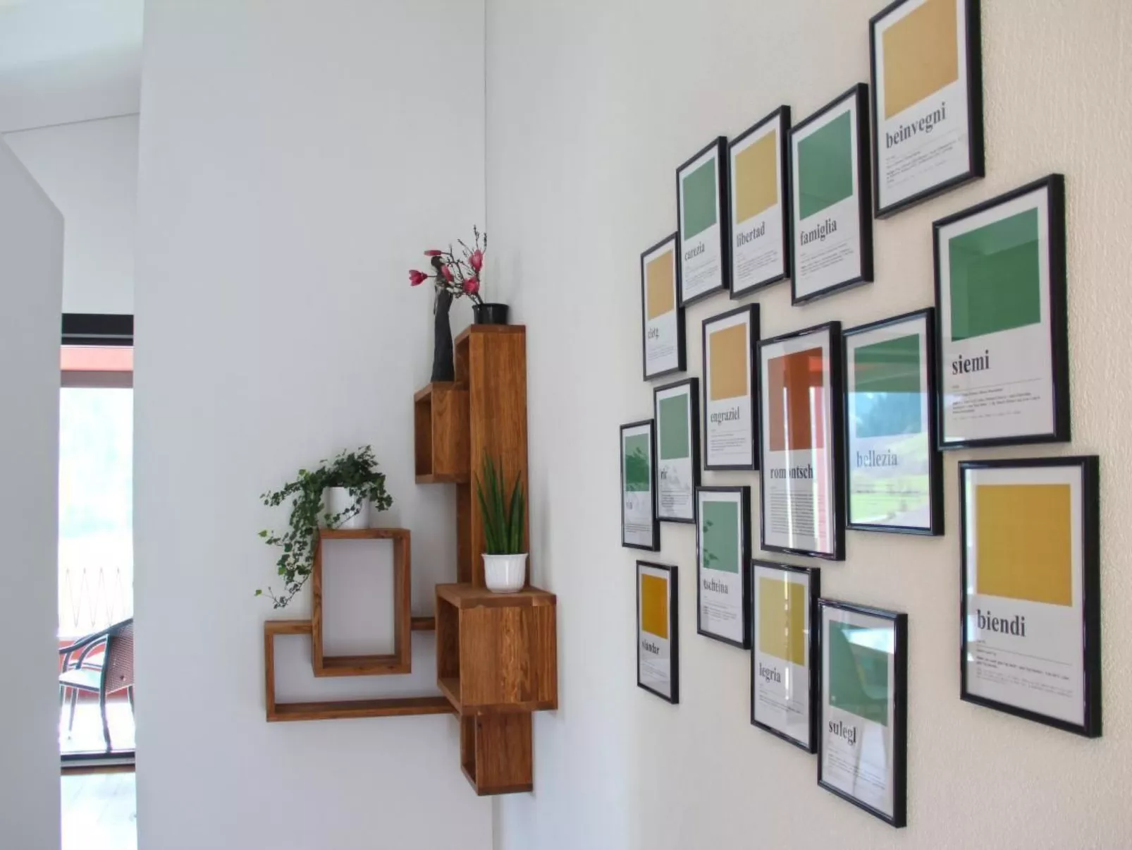 Moderne, komfortable Dachwohnung mit Bergsicht