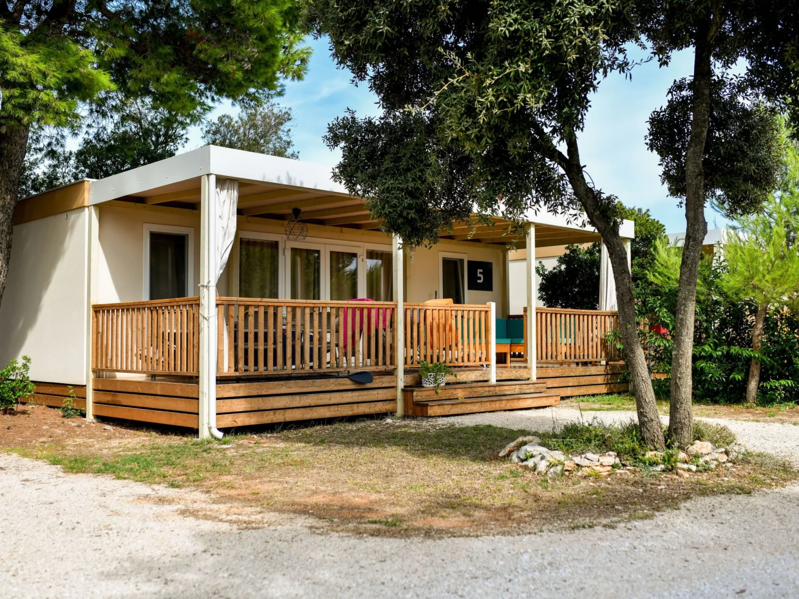Mobilheim direkt am Strand