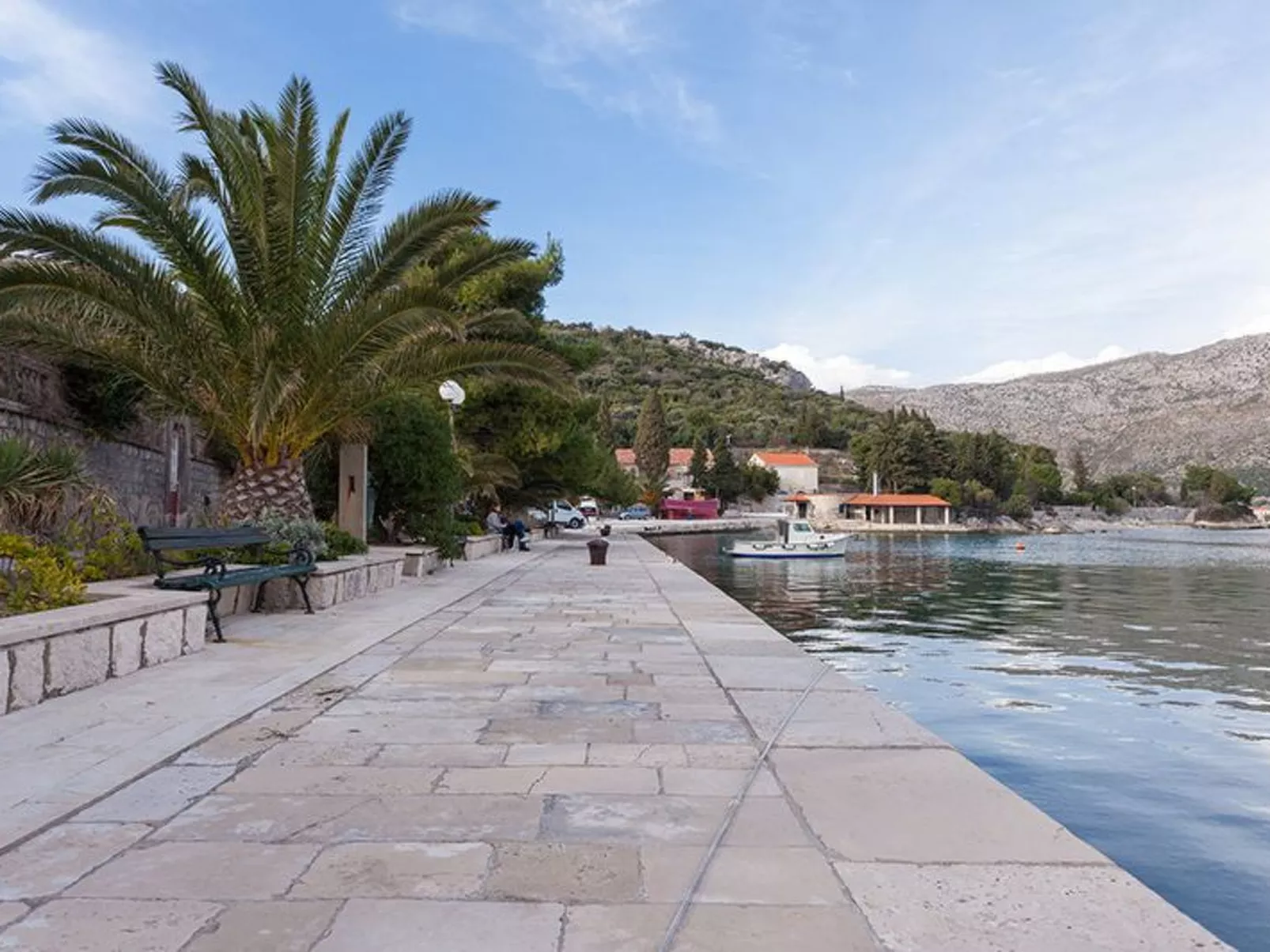 Für 4 Personen ca. 82 m&sup2; in Mali Zaton, Dalmatien (Dubrovnik-Neretva)-Buiten