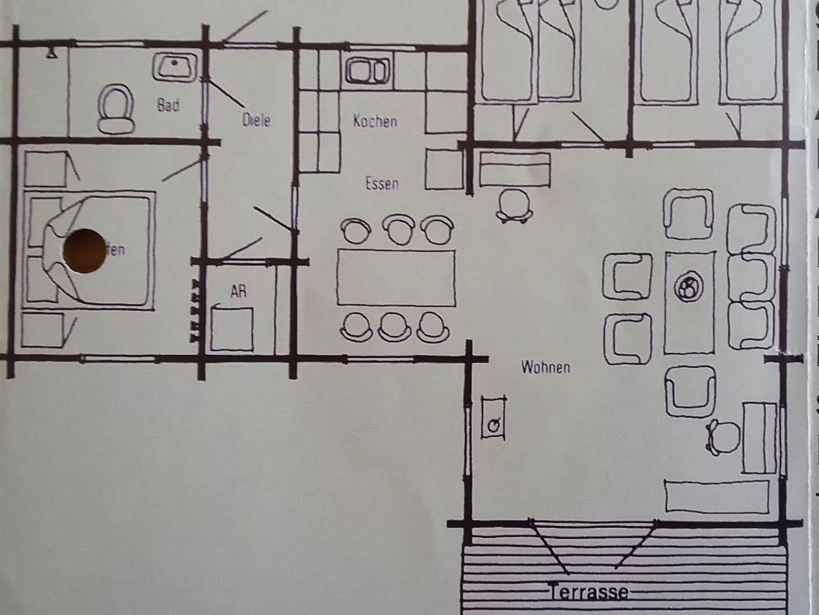 In Wetterburg mit Terrasse und Garten