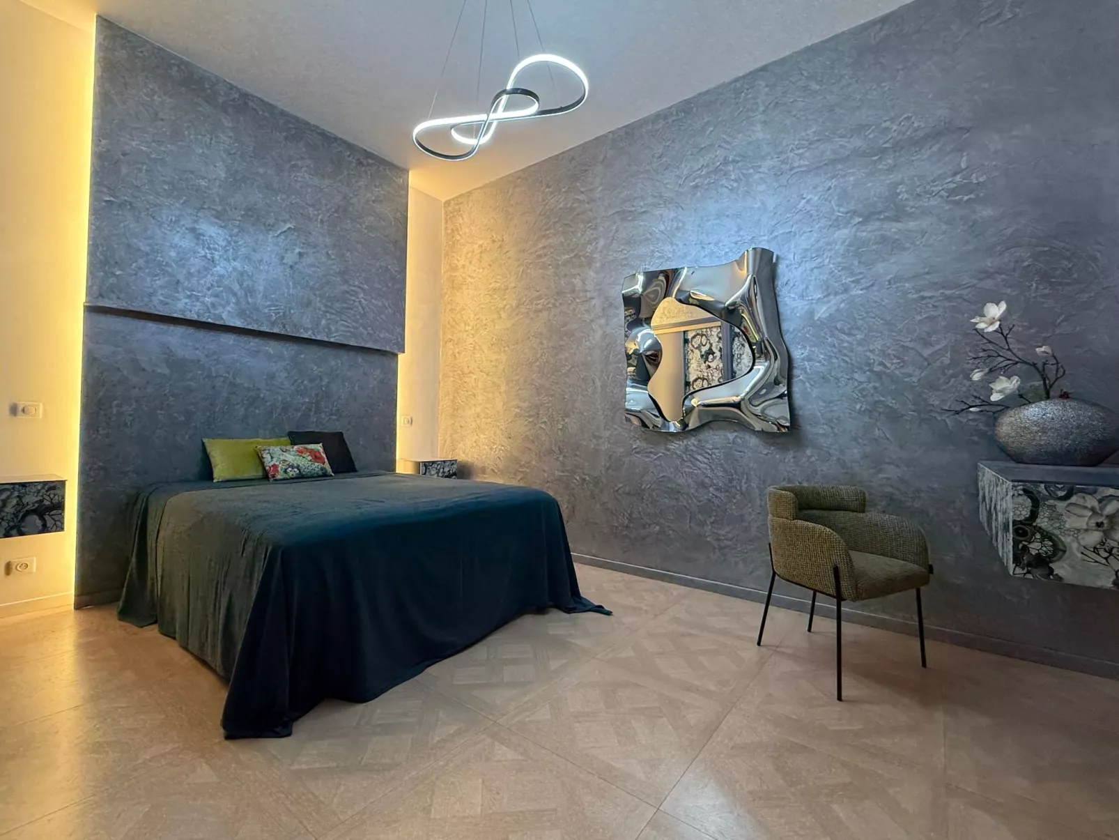 Apartment Terrasse Panoramablick auf den Golf-Binnen