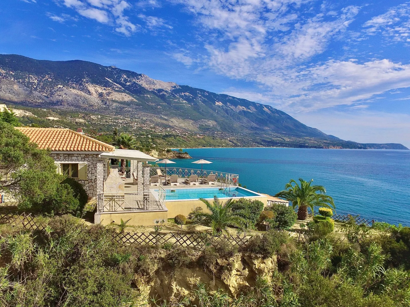 Steinvilla in Kefaloniaprivatevillas-Buiten