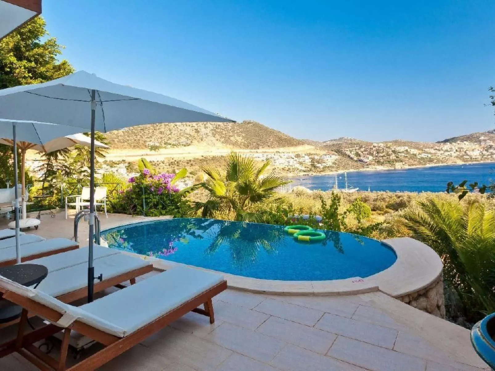 Mit Blick auf das Wasser