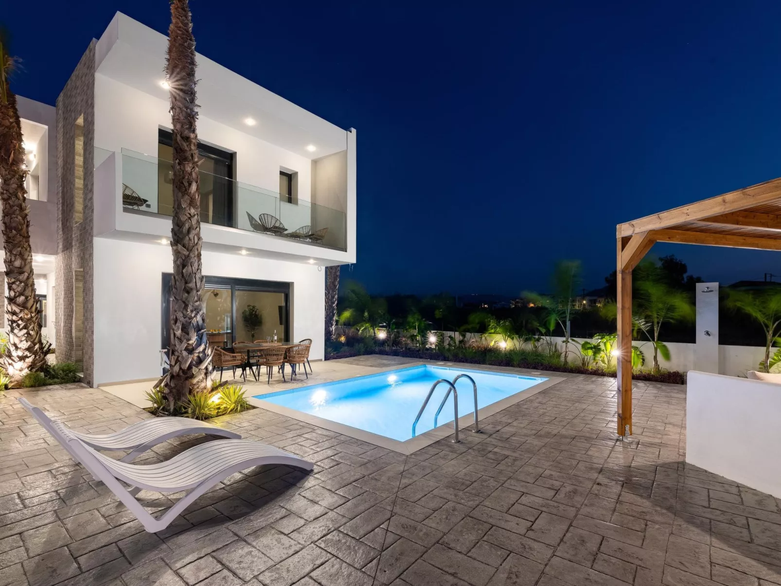 "Davlakos Villa Eve"-Buiten