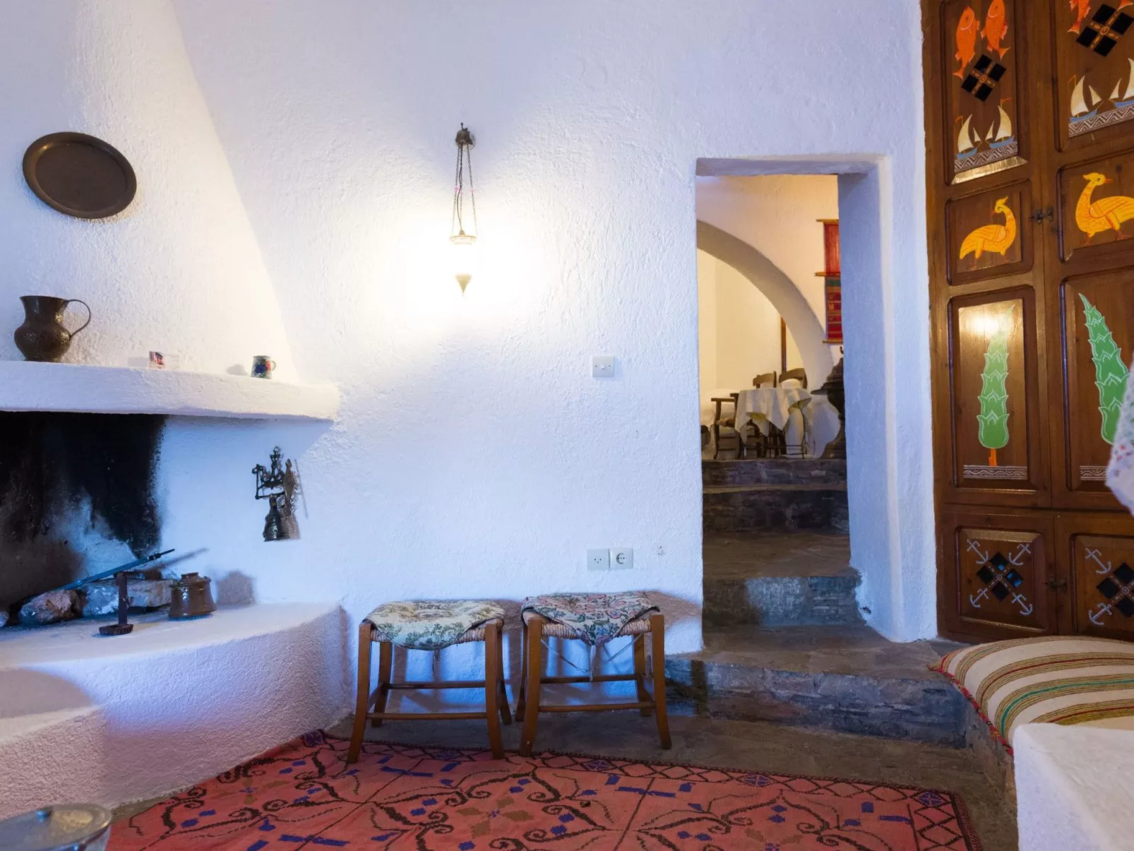 Meerblick-Ferienhaus Argyro in Mavrikiano.