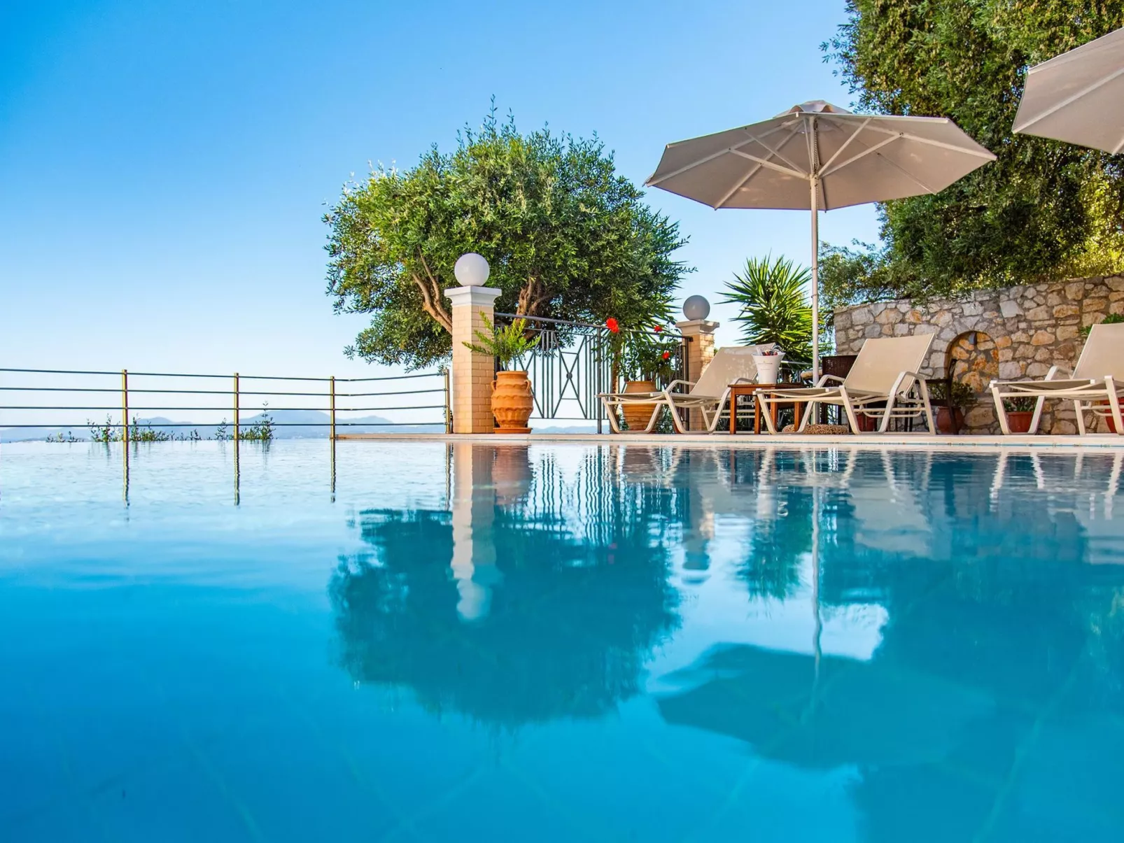 Villa Sotiris mit Pool und herrlichem Meerblick