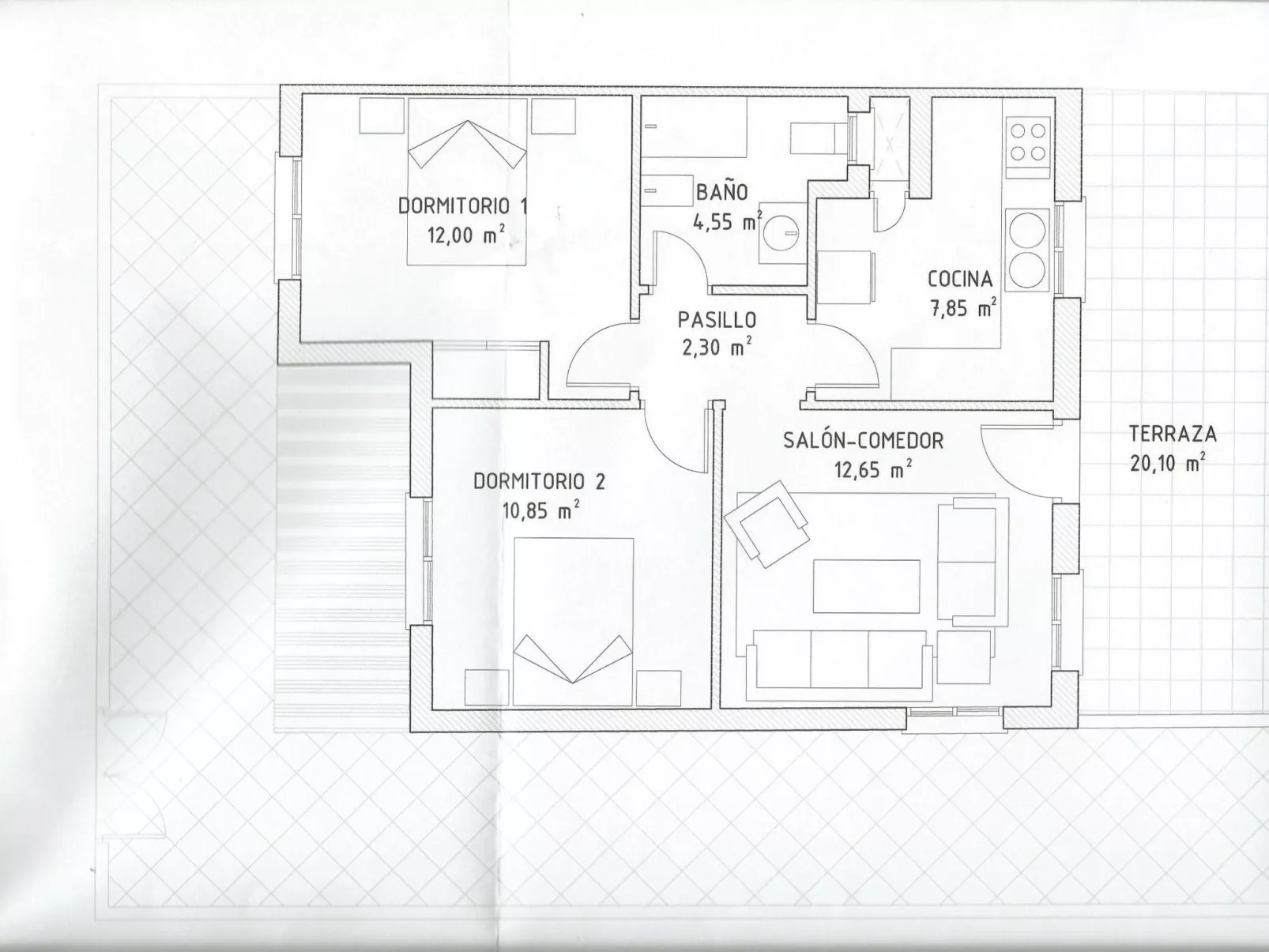 Touristenwohnung "Apartment" mit Terrasse