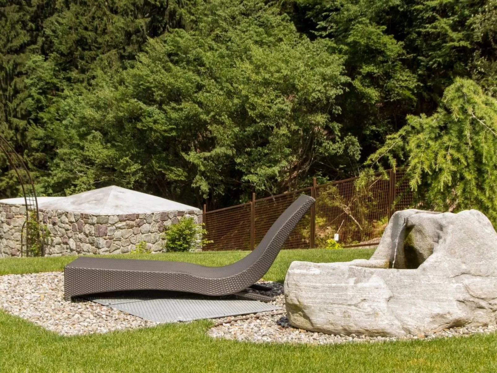 Chalet mit Sauna-Buiten