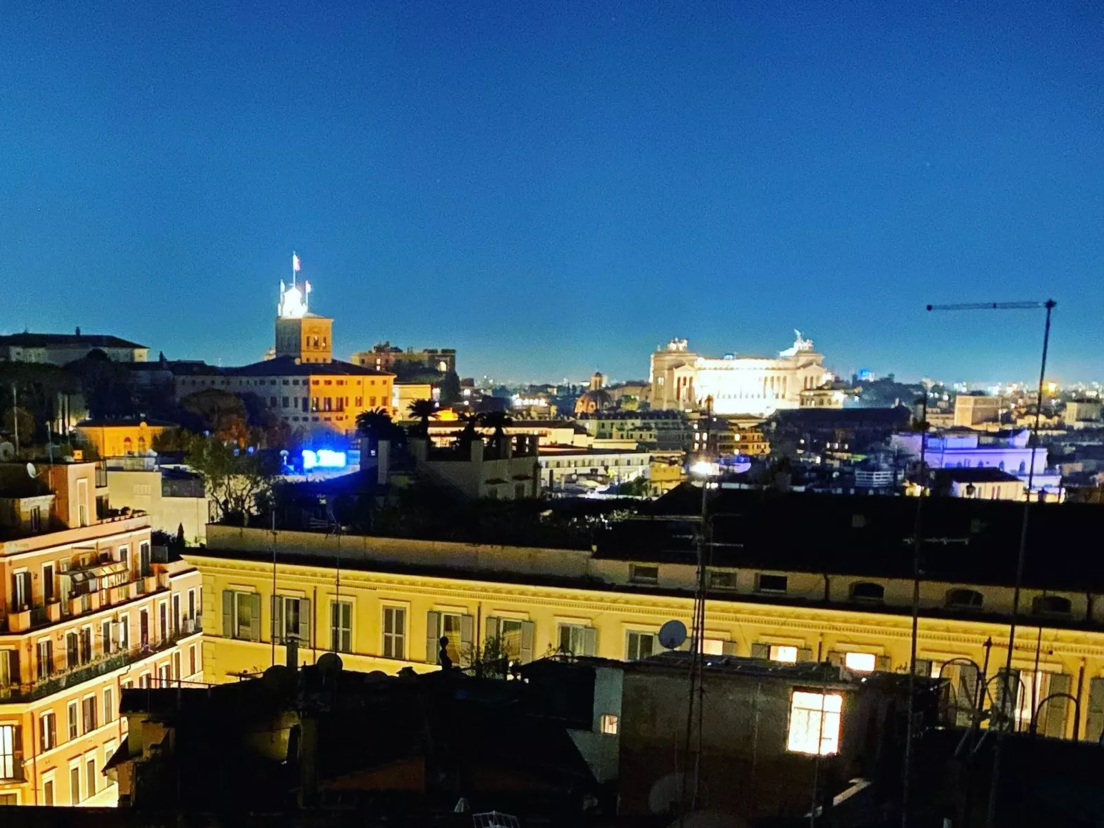 Spanische Treppe Rom Blick