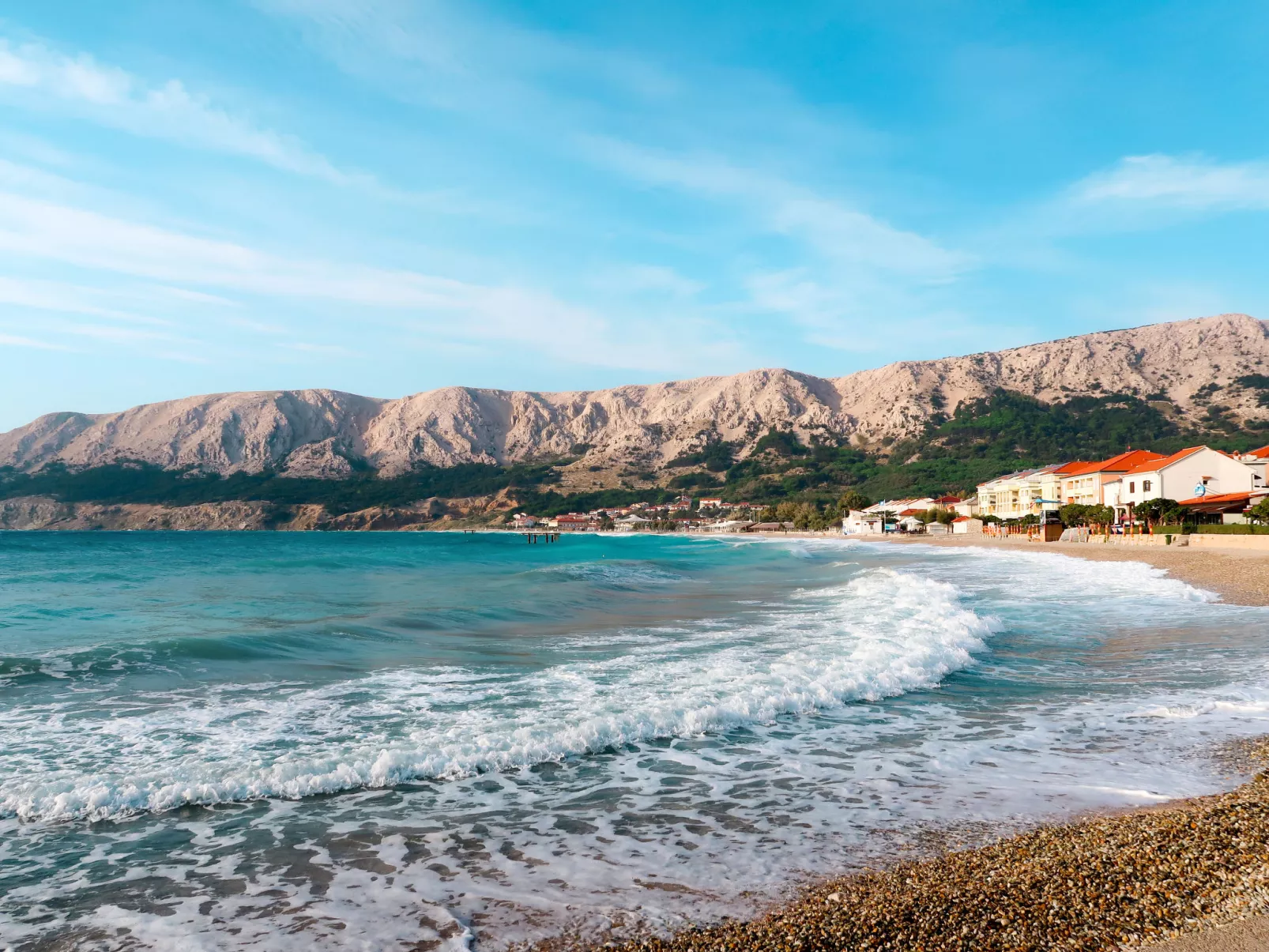Tolles Appartement in Baška mit Eigenem Balkon-Omgeving