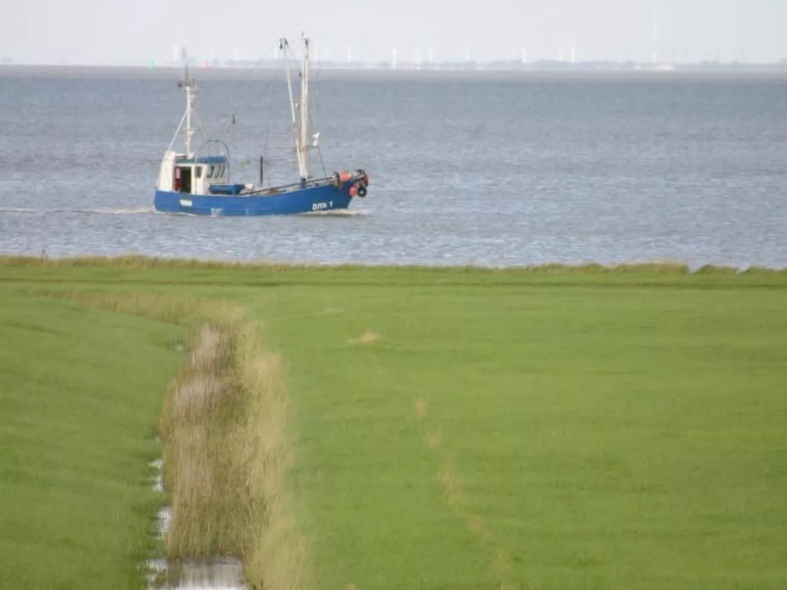 Mit Wintergarten und Garten am Deich - Buiten