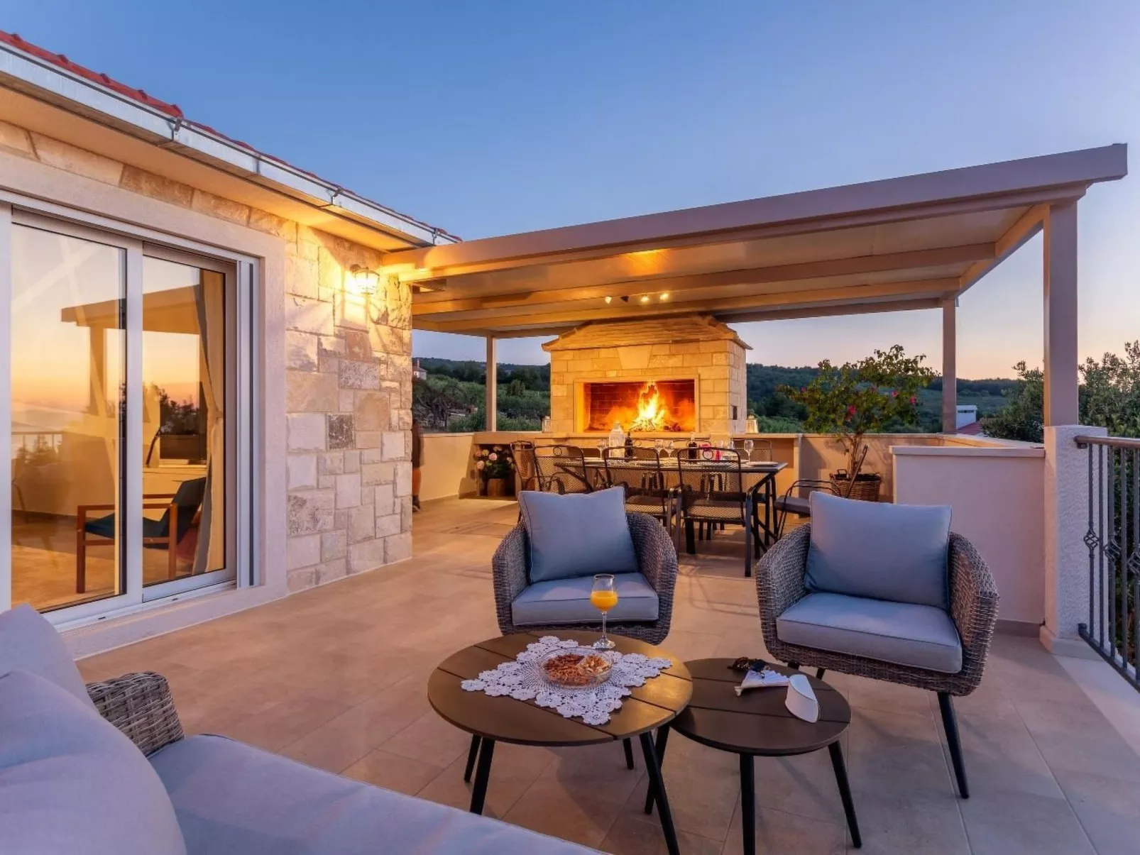 Villa Santa Lucia auf der Insel Brač-Binnen