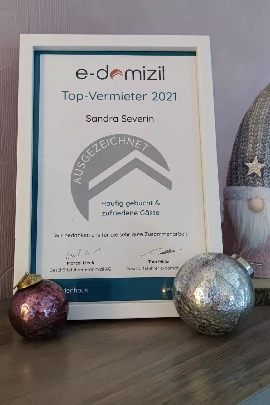 Sandra´s Ferienwohnung mit Pool-Binnen