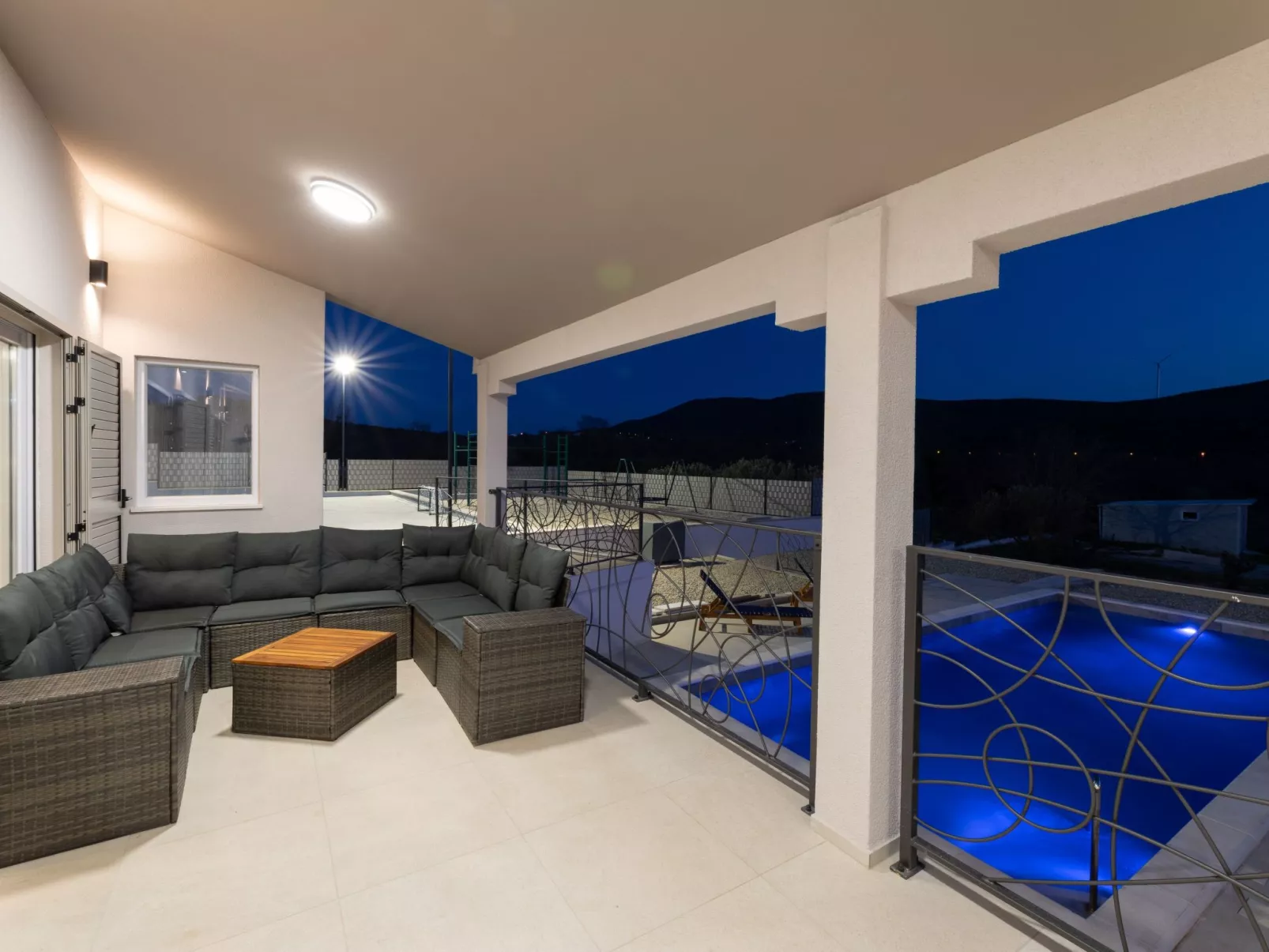 Cottage "Lazy Day Oasis" mit Whirlpool-Buiten