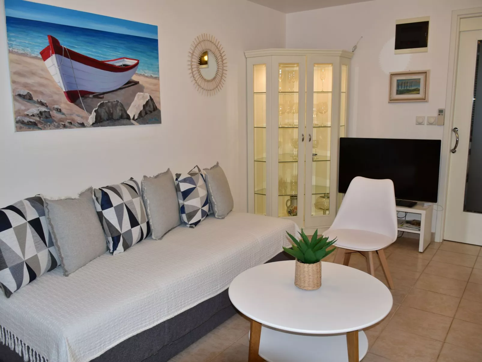 Mit Blick auf das Wasser-Binnen