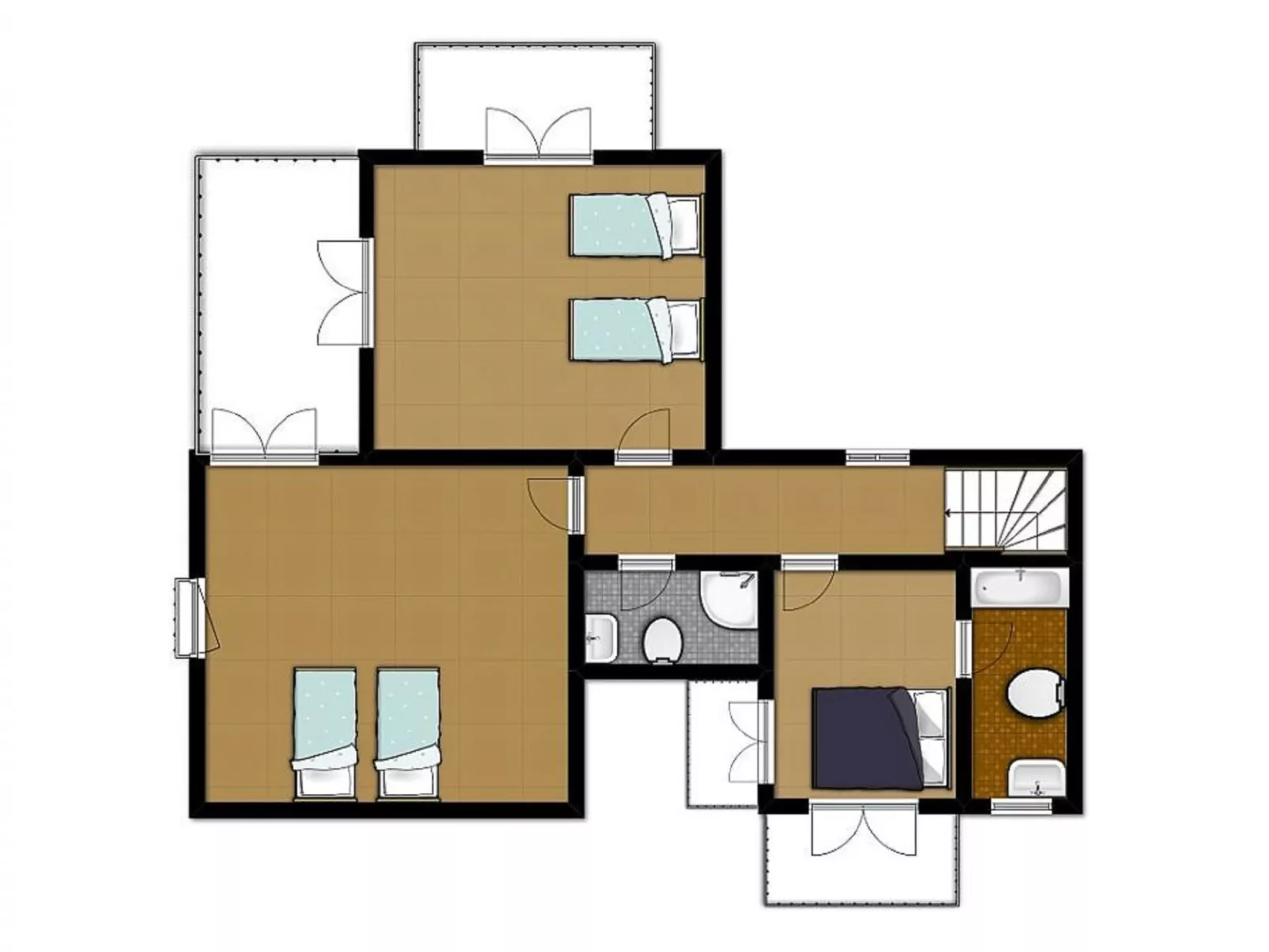Schönes Ferienhaus mit Balkon in Polis Chrysochous-Binnen