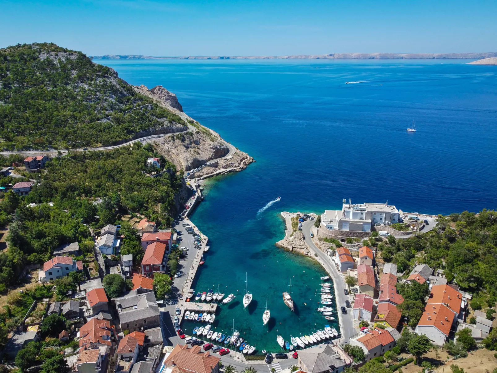 Für 6 Personen ca. 50 m&sup2; in Jablanac, Adriaküste Kroatien (Kvarner Bucht)-Omgeving