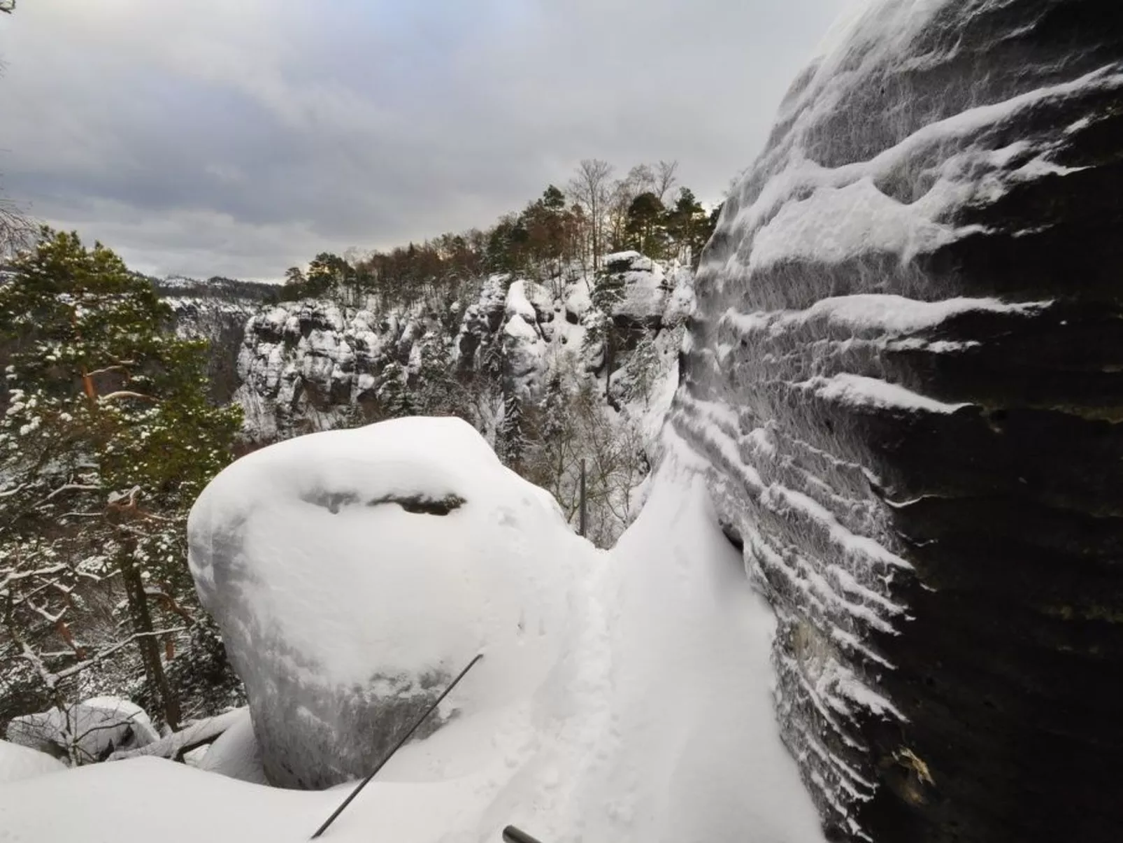 Panoramablick in Königstein-Binnen