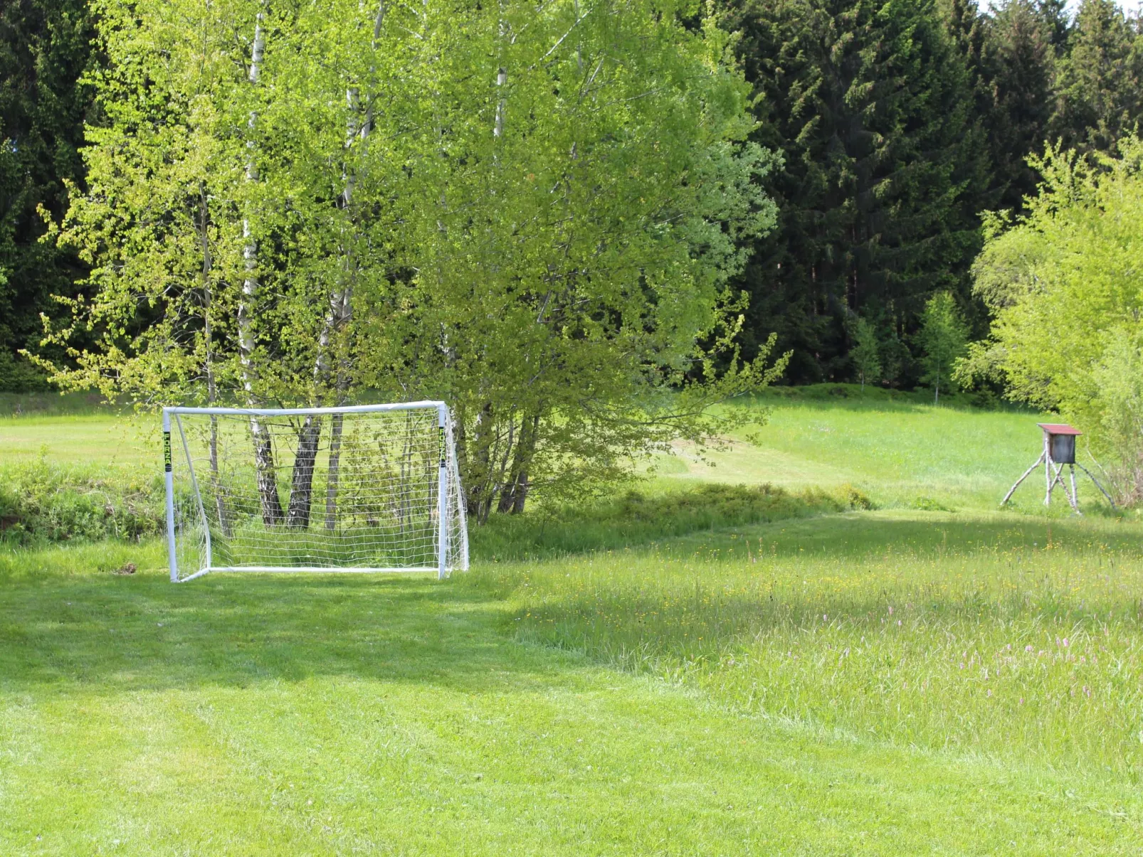 Mit Kaminofen, Fitnessraum und Sauna-Buiten