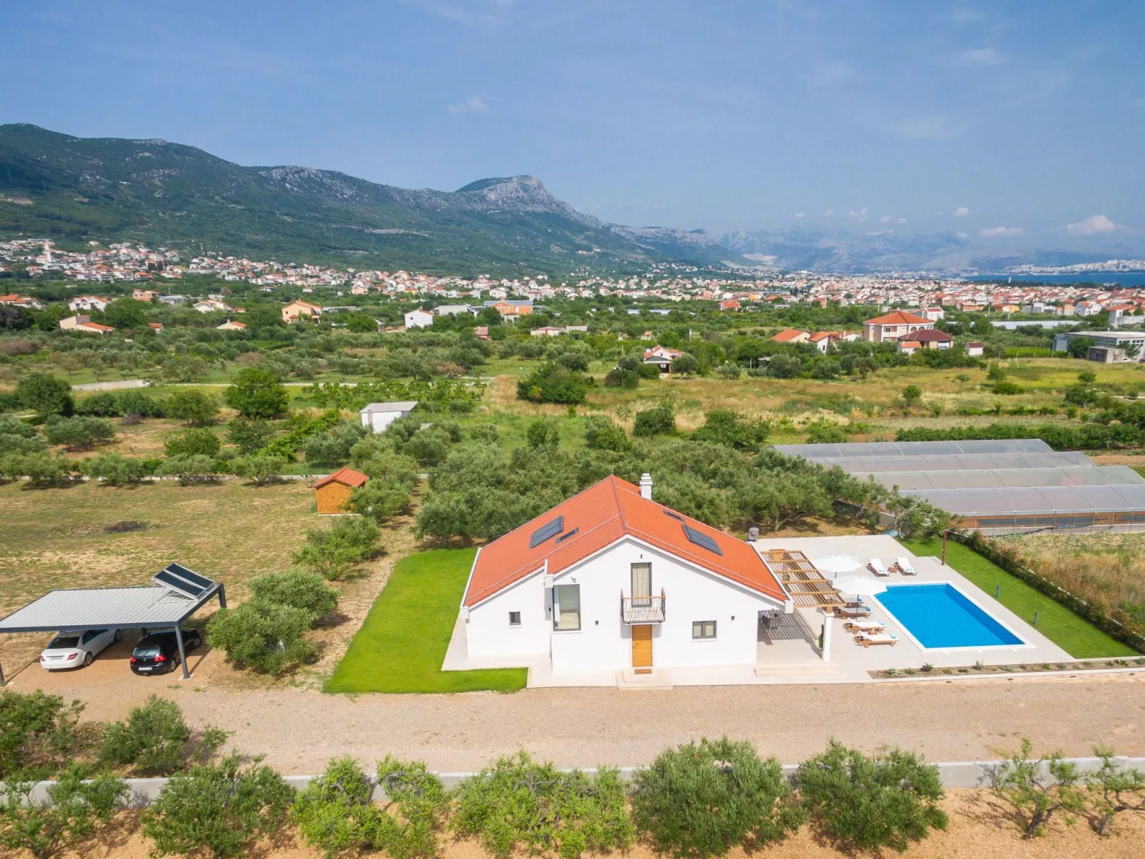 Villa "Cvita" mit eigenem Pool-Buiten