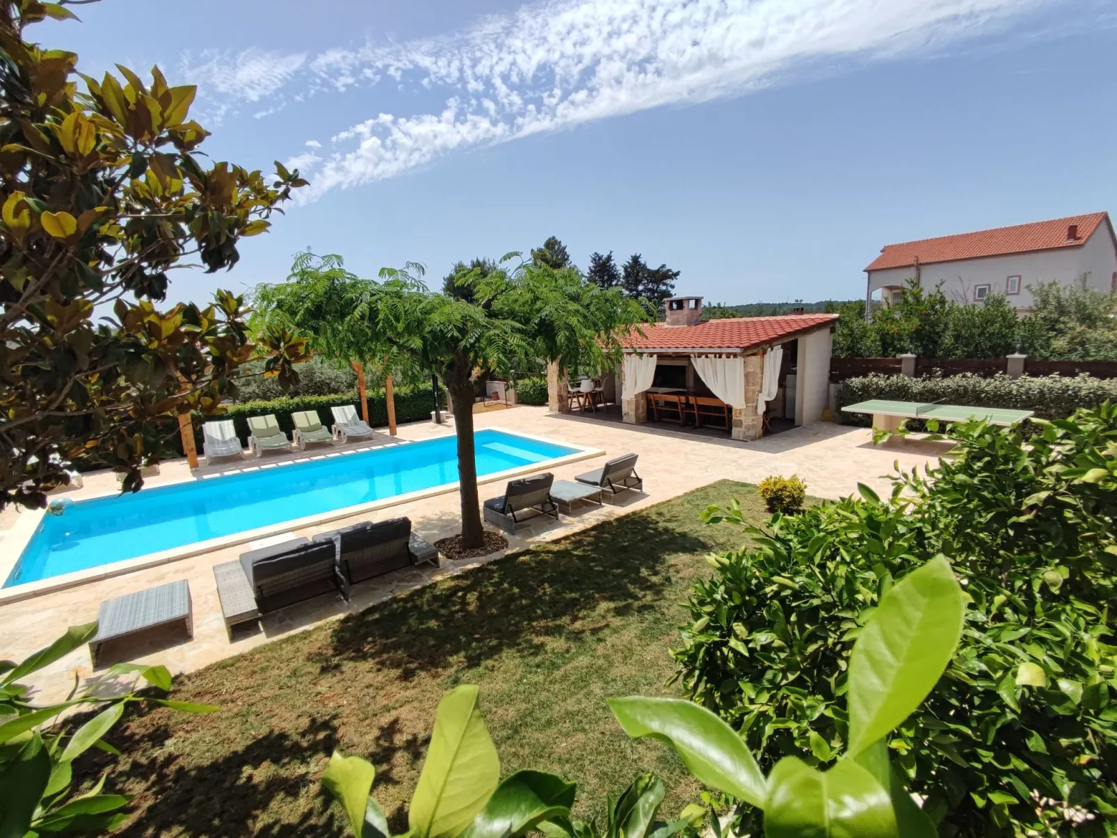 Angenehmes Haus in Posedarje mit großem Garten-Binnen